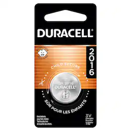 Duracell - Lithium Coin 2016 3 V 75 mAh Security and Electronic Battery 1 pk - Case of 6