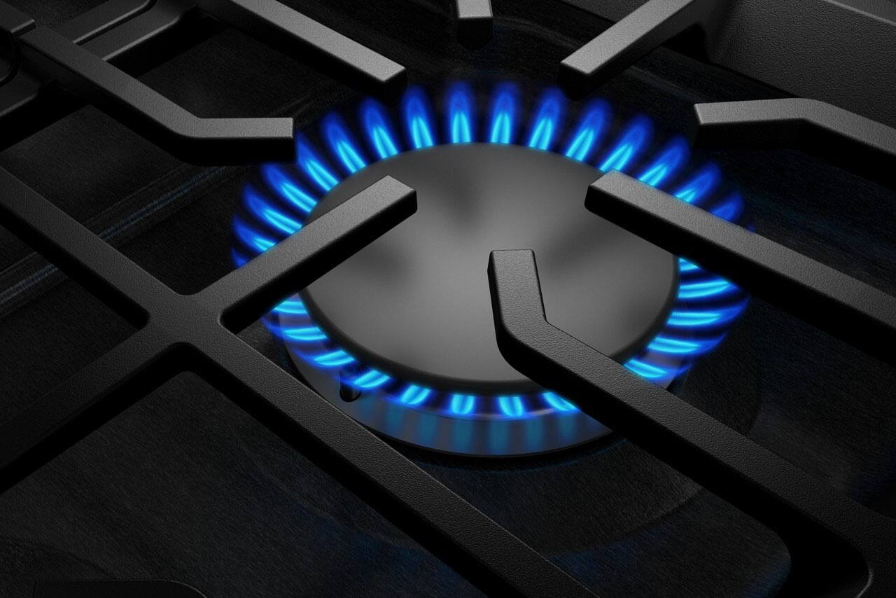 Alt View 13. KitchenAid - 36" Gas Cooktop with 5 Versatile Burners - Stainless Steel.