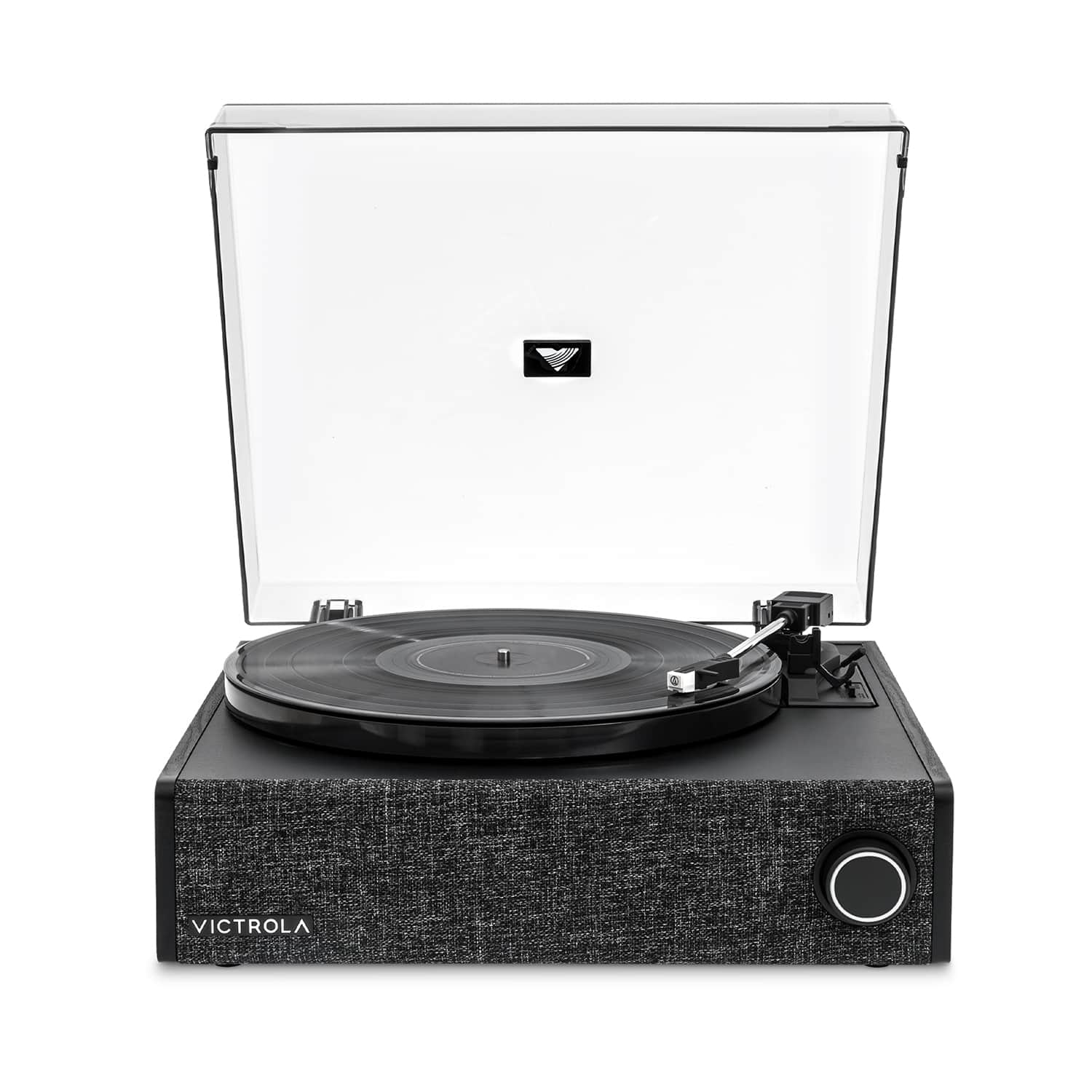 Alt View 1. Victrola - Eastwood LP Stereo Bluetooth Record Player with Bluetooth and 3 speed Turntable - Black.