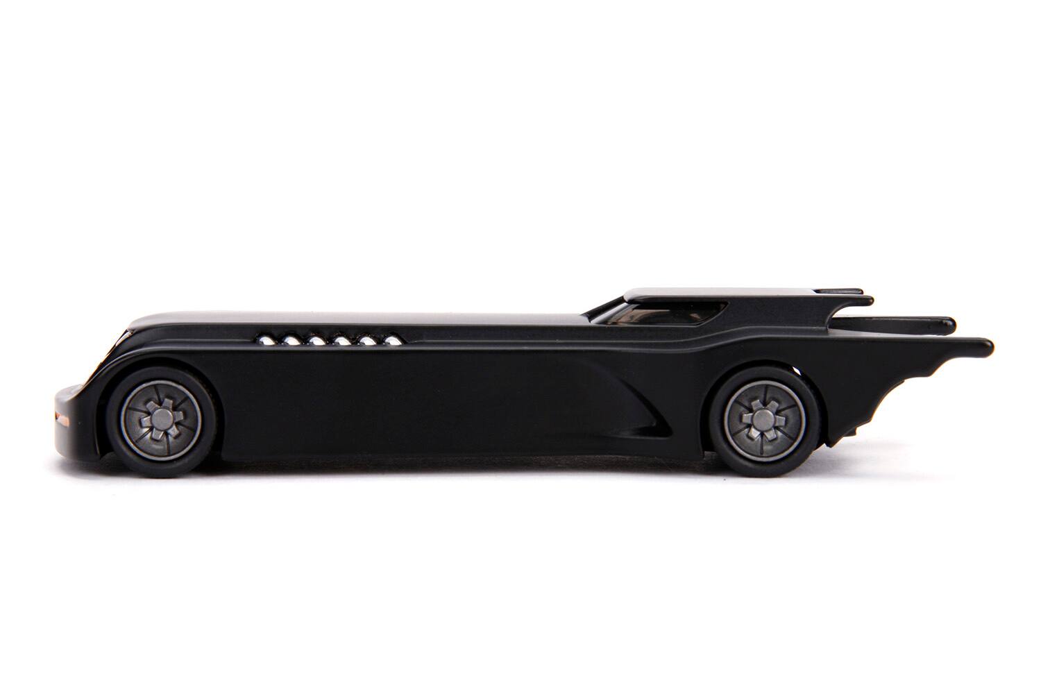 Left. Jada - Batmobile "The Animated Series" DC Comics Series Diecast Model Car by Jada - Black.