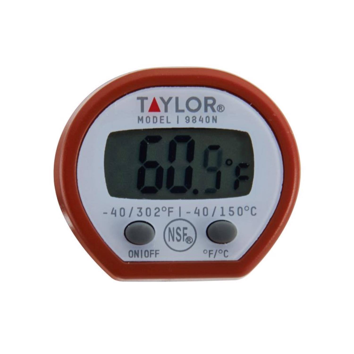 TAYLOR MODEL | 9840N  
-40/302°F | -40/150°C  
NSF  
ON/OFF | °F/°C