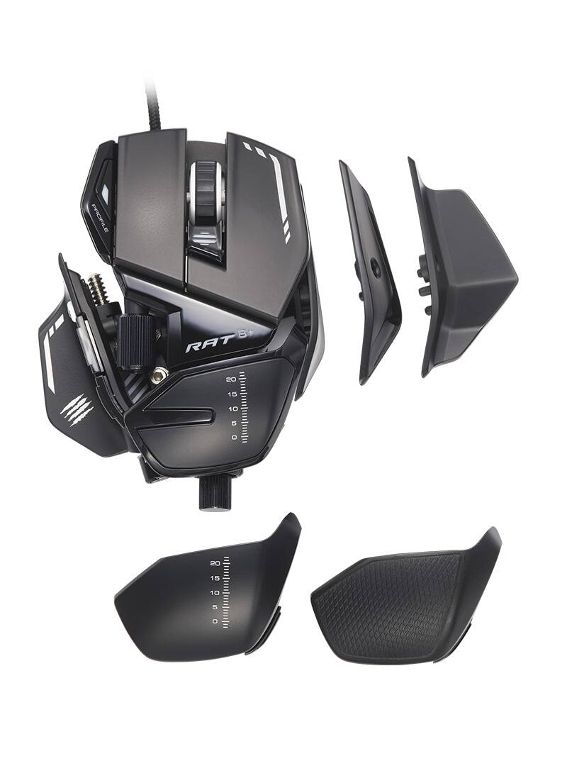 Mad Catz R.A.T. 8+ Fully Adjustable Gaming Mouse with Superior