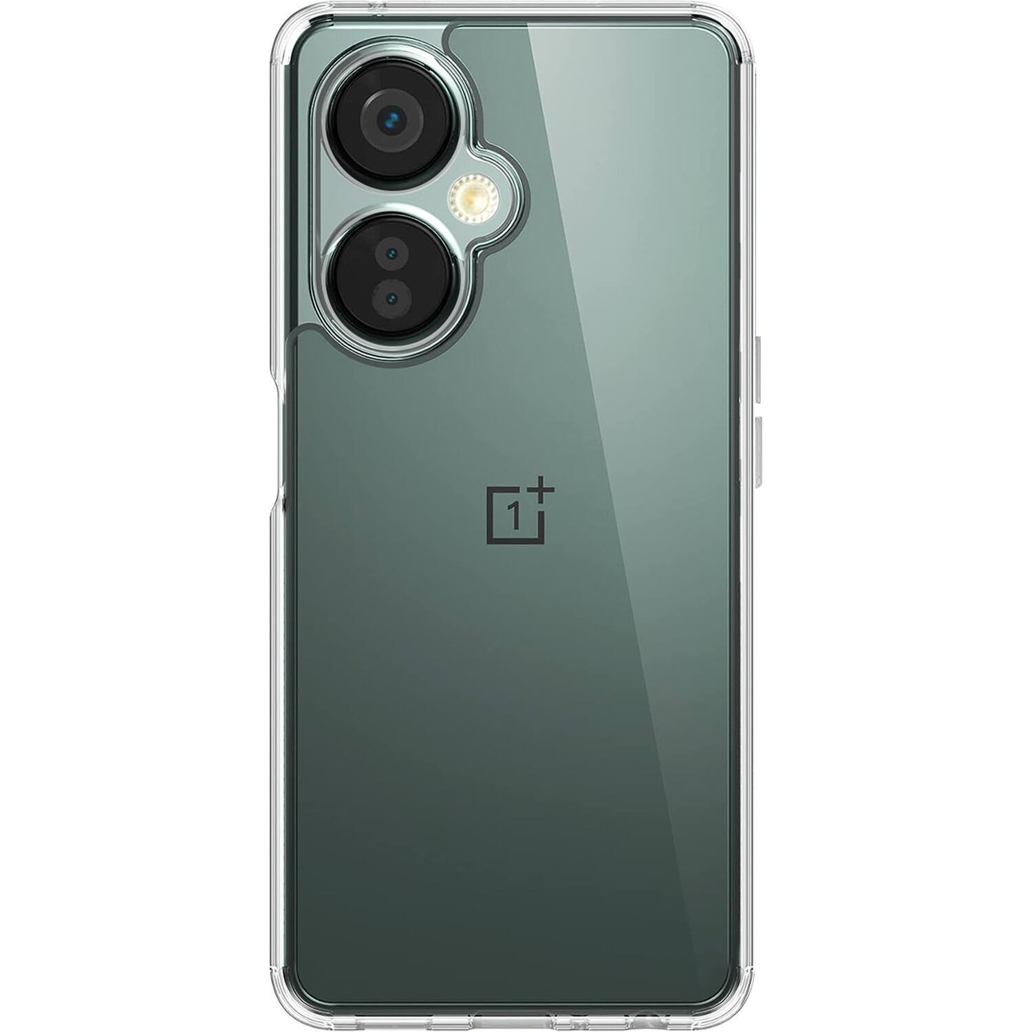 Front. SaharaCase - Hybrid-Flex Hard Shell Series Case for OnePlus Nord N30 5G - Clear.