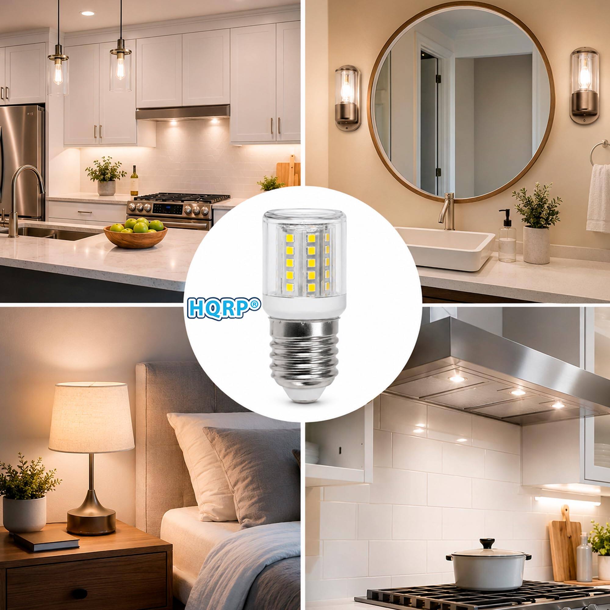 Alt View 1. HQRP - HQRP Refrigerator LED Light Bulb 4 W 400 lm E27 Medium Base - for Frigidaire Kenmore Electrolux.