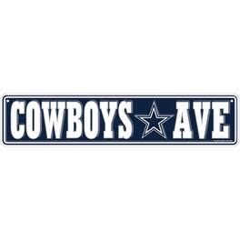 Fan Creations - Dallas Cowboys 4" x 18" Team Boulevard Metal Sign - Multicolor