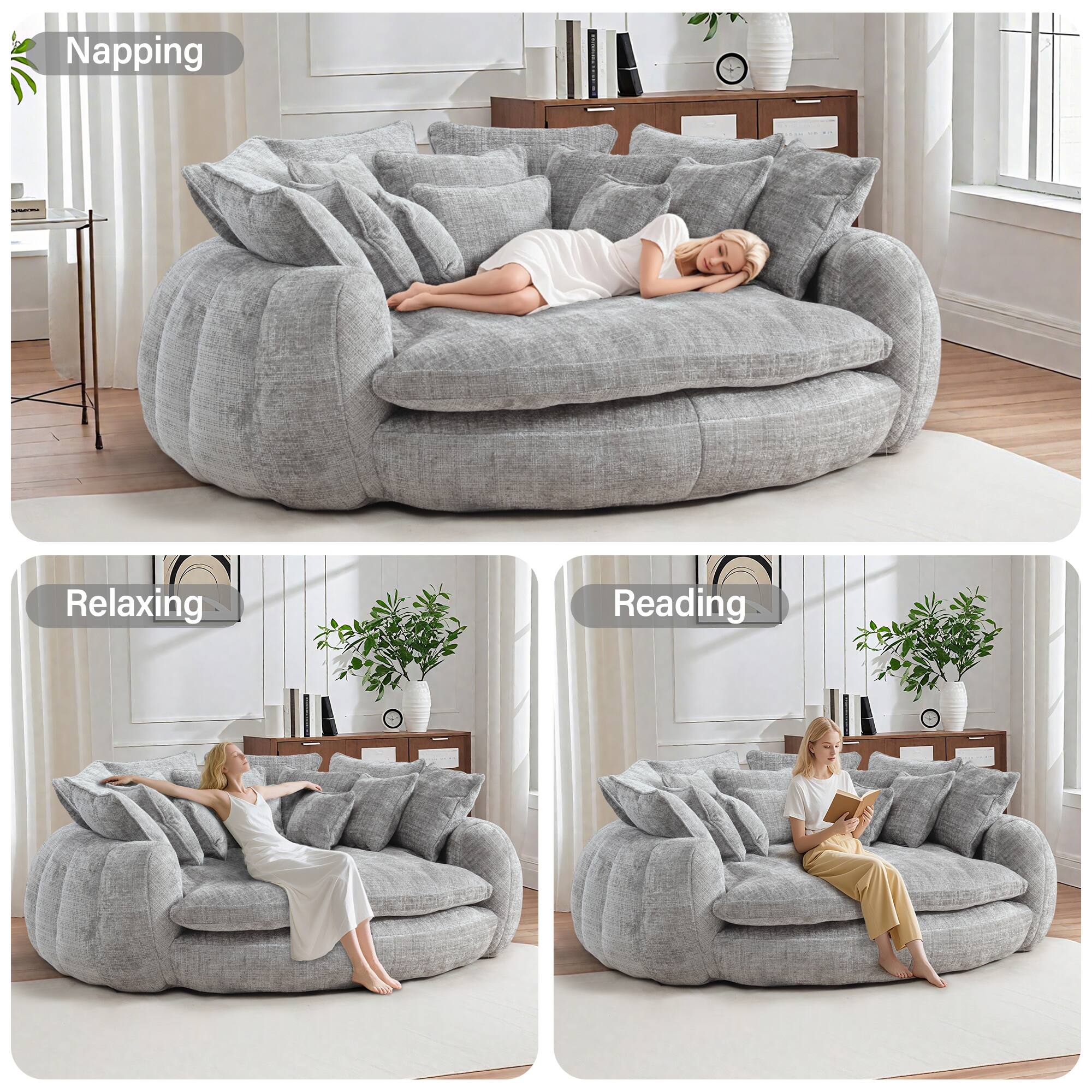 Napping
Relaxing
Reading