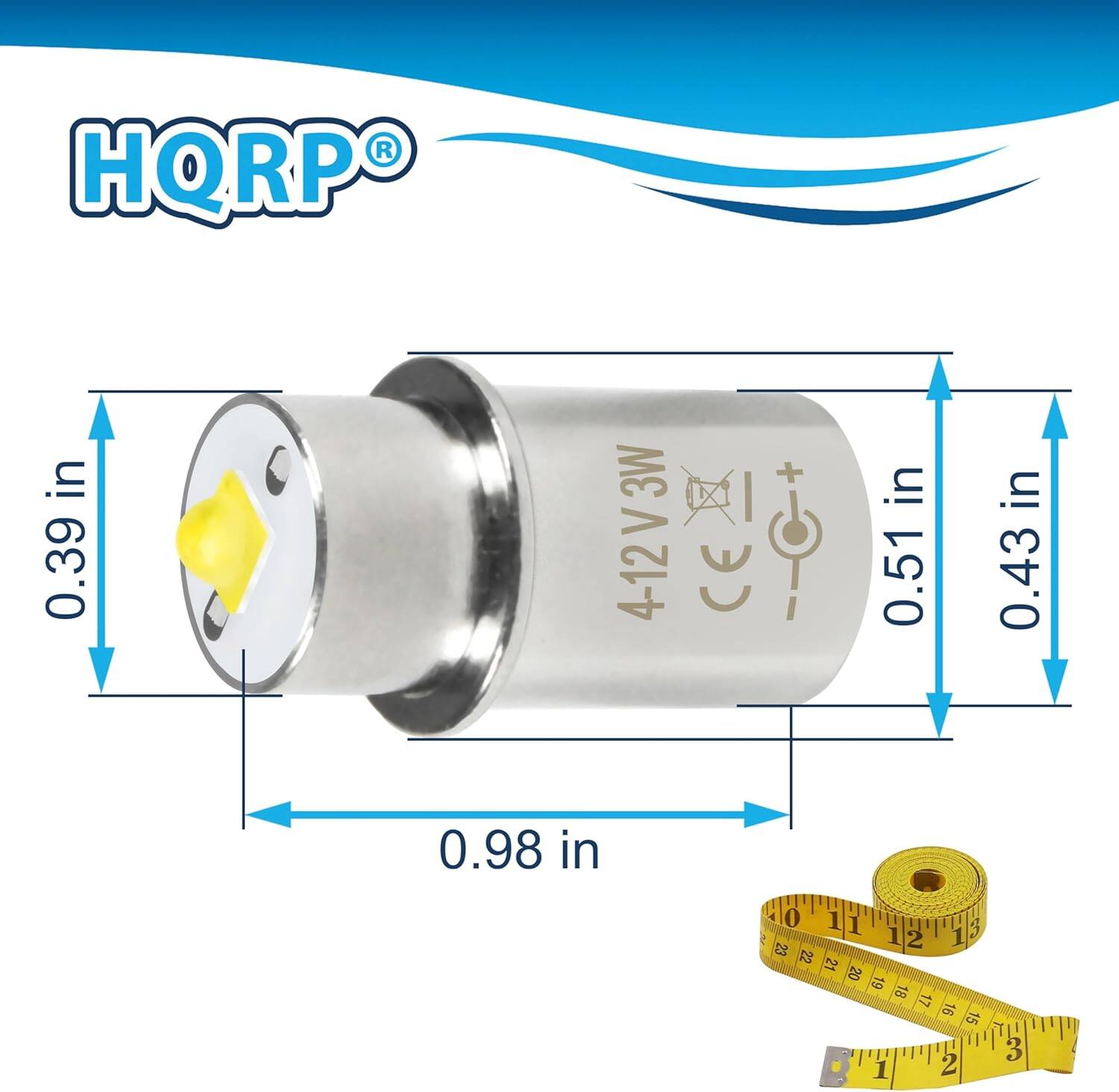 HQRP in 0.39 3W + 4-12 V3W CE in 0.51 in 0.43 0.98 in 4 0 11 1 1 3 1 2 1 23 22 21 20 19 18 17 16 15 . 1 2 T 3