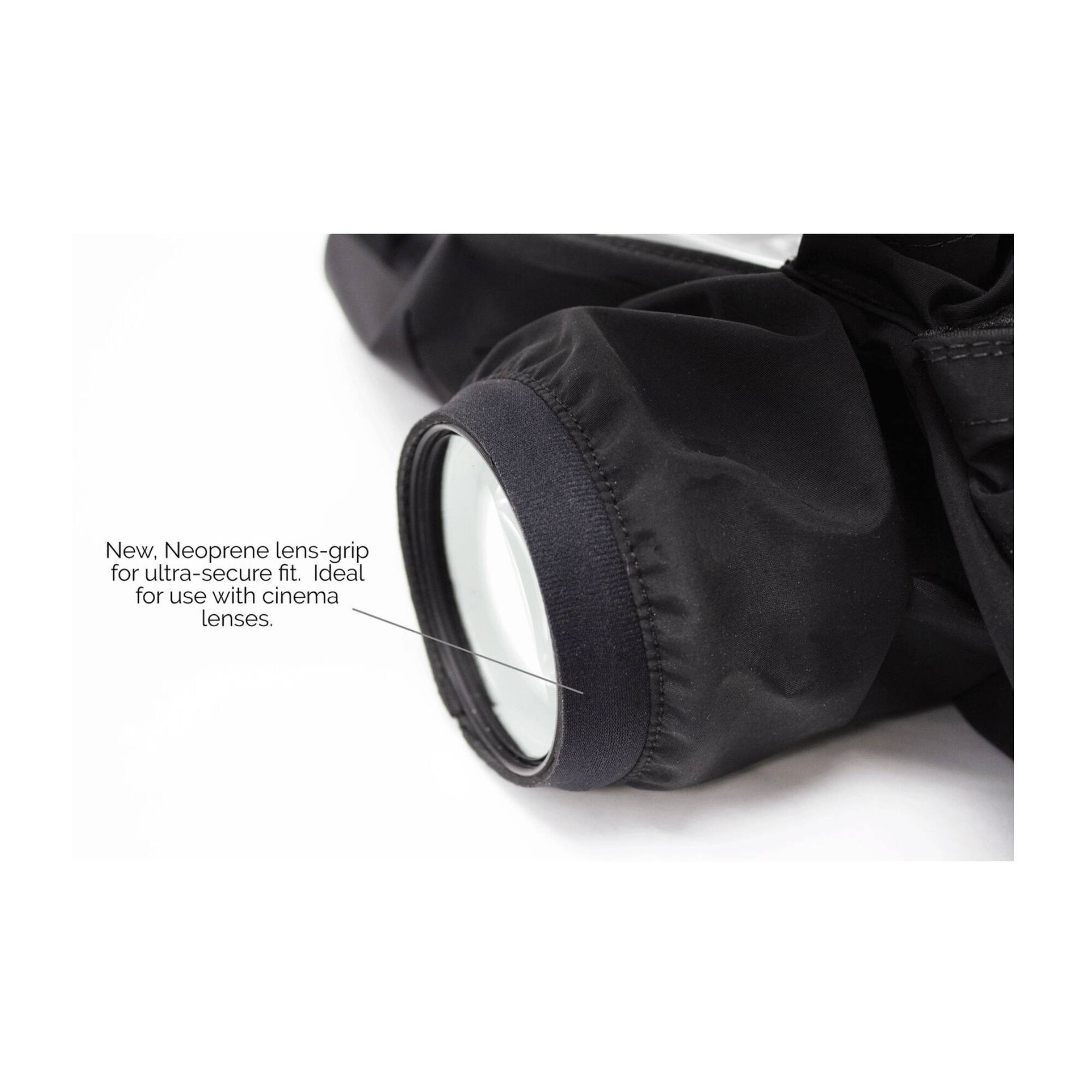 New, Neoprene lens-grip for ultra-secure fit. Ideal for use with cinema lenses.
