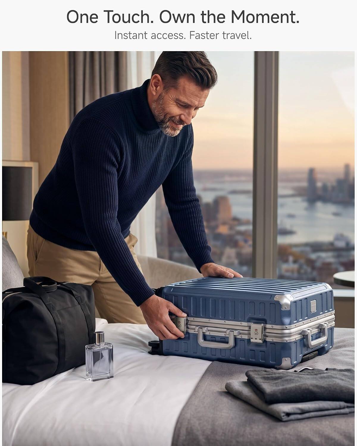 One Touch. Own the Moment.  
Instant access. Faster travel.