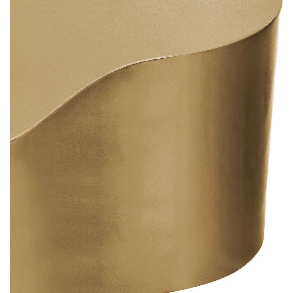 Alt View 4. Meridian Furniture - Tevere Coffee Table - Brushed Gold.