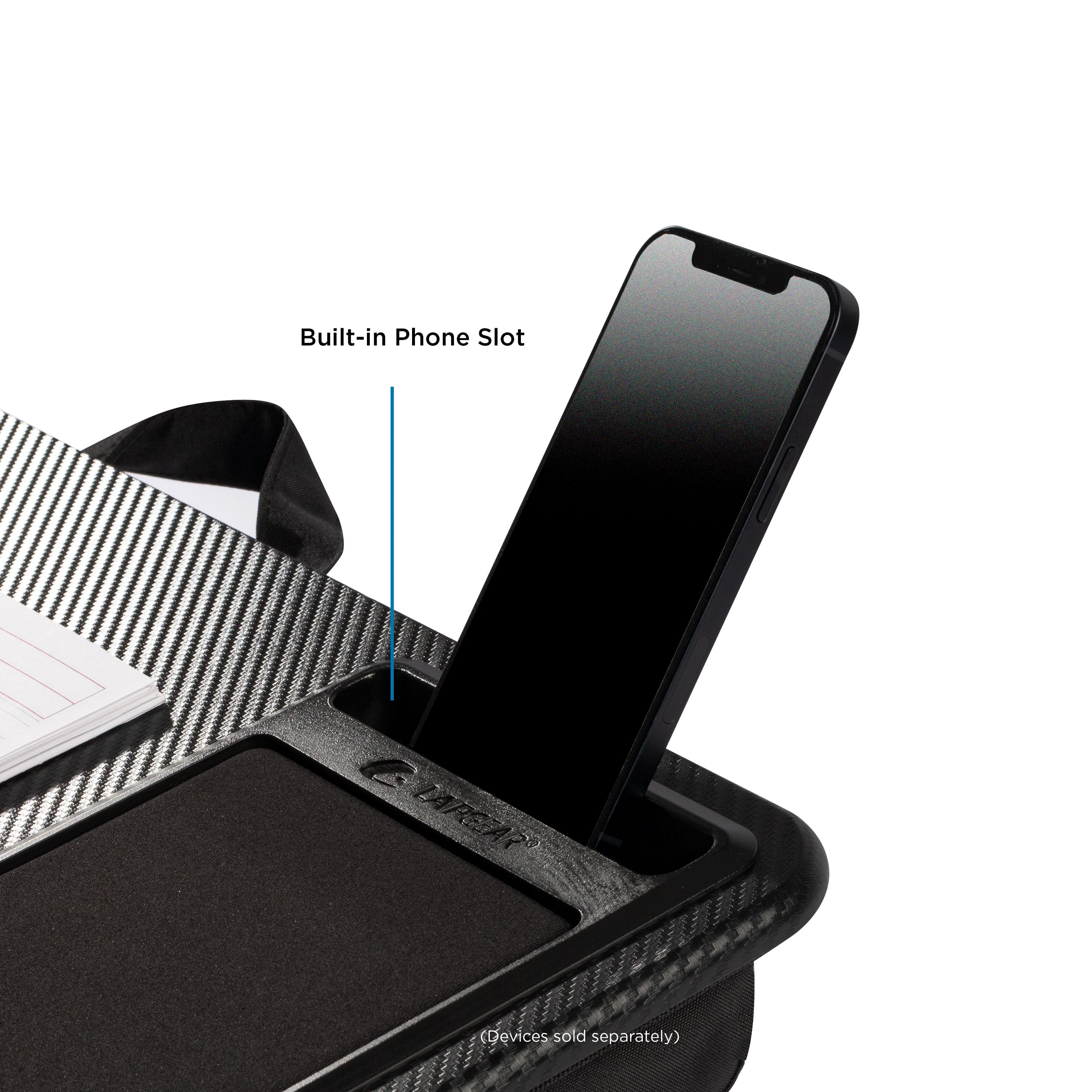 Alt View 13. LapGear - Titan Lap Desk for 17.3" Laptop - Black.