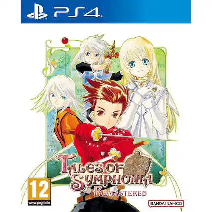 PS4. Tales of Symphonia Remastered
www.pegi.info
BANDAI NAMCO - E10+ (Everyone 10+)
