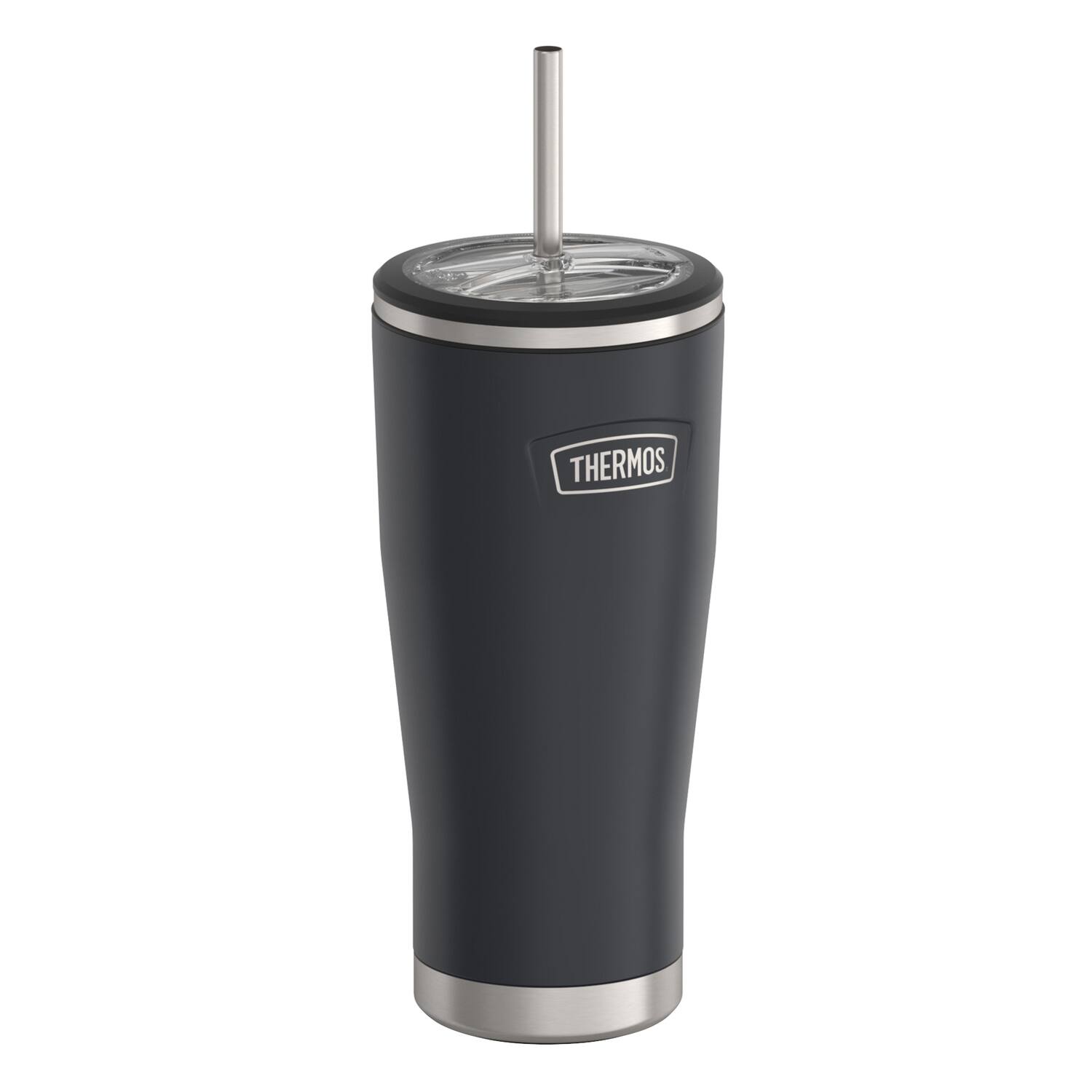 Alt View 7. Thermos - Thermos 24 oz. Icon Cold Tumbler w/ Straw - Granite - Granite.