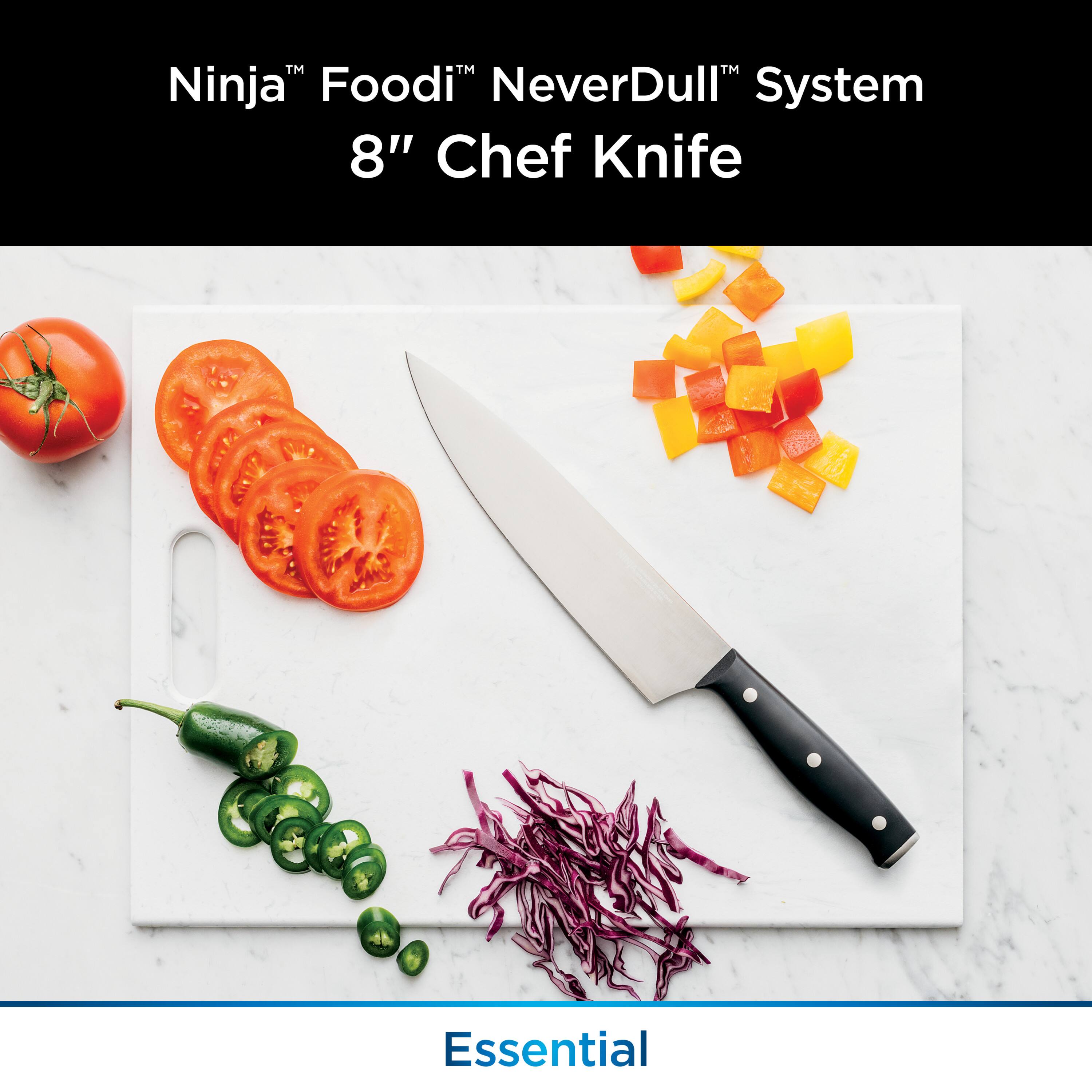 Ninja™ Foodi™ NeverDull™ System  
8" Chef Knife  
Essential