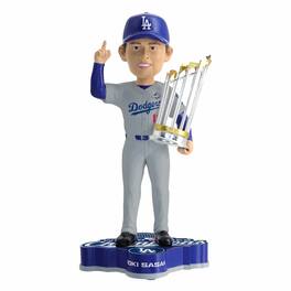 FOCO - Roki Sasaki Los Angeles Dodgers 2025 World Series Champions 8" Bobblehead - Multicolor