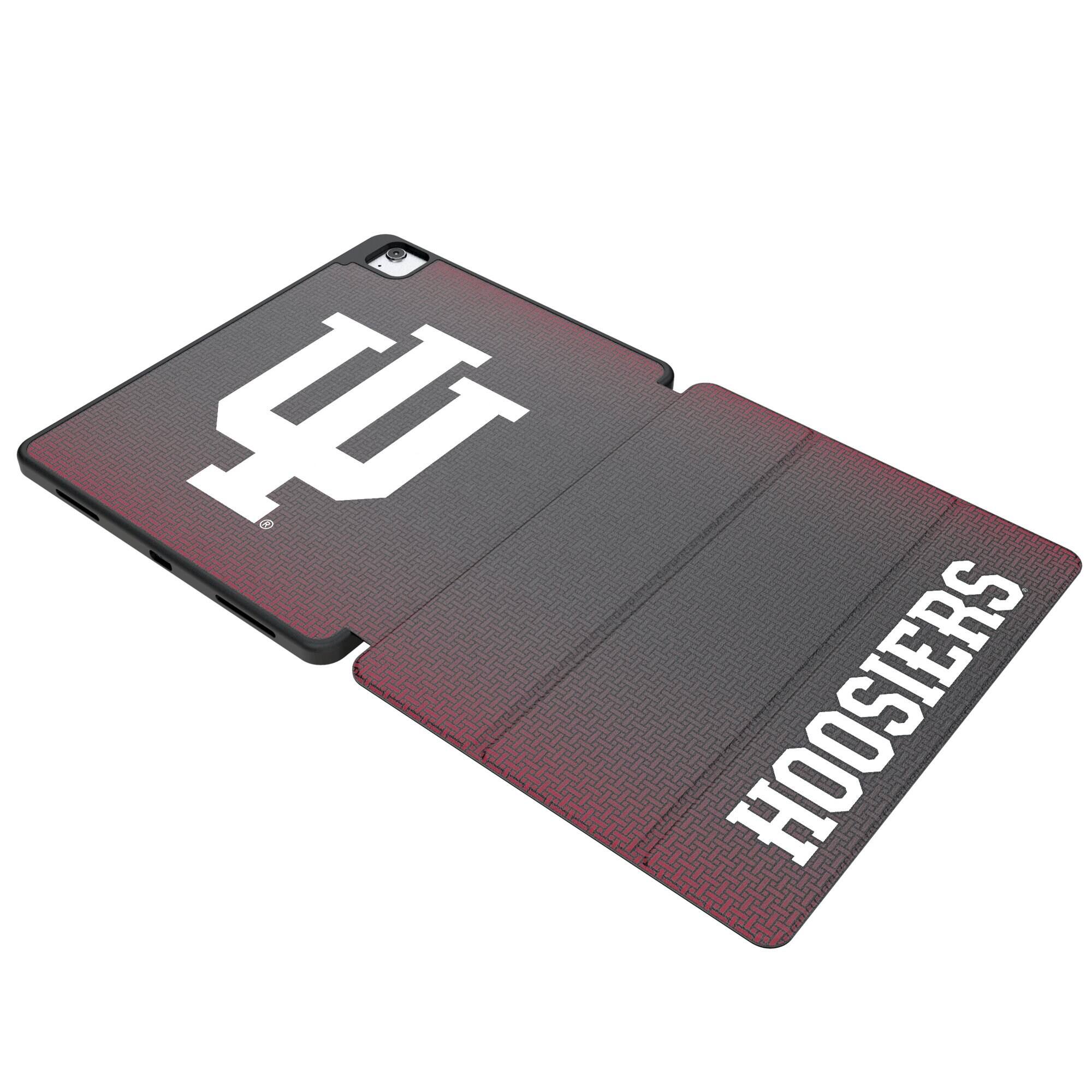 Front. Keyscaper - Indiana Hoosiers iPad Case - 6/7th Gen Mini - Black.