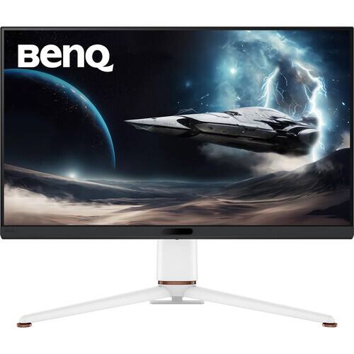 Alt View 1. BenQ - MOBIUZ EX321UX 31.5" 4K HDR 3840 x 2160 144Hz Mini-LED Gaming Monitor 1000 nits FreeSync Premium Pro HDMI DisplayPort - White.