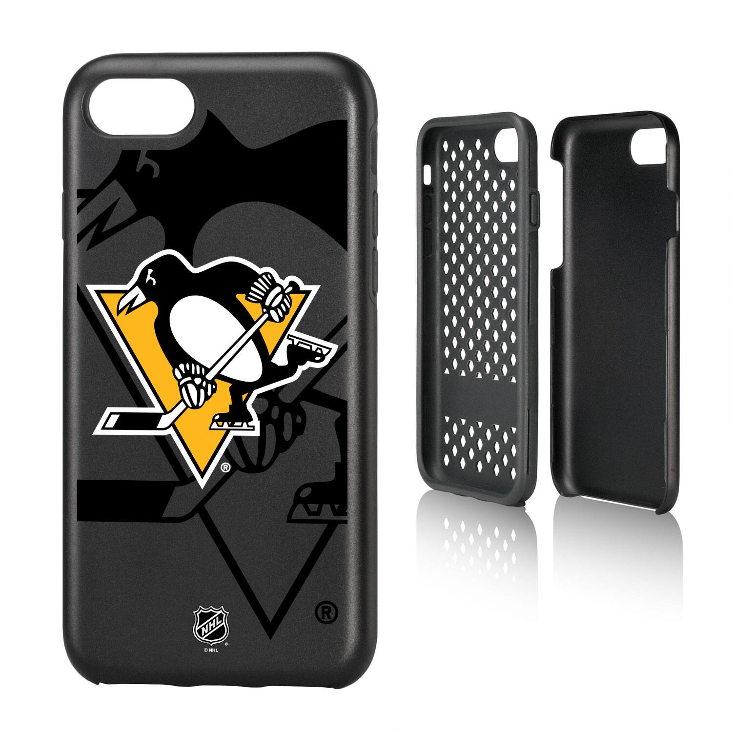 Alt View 2. Keyscaper - Pittsburgh Penguins iPhone Mono Tilt Rugged Case - 13 Pro Max - Multicolor.