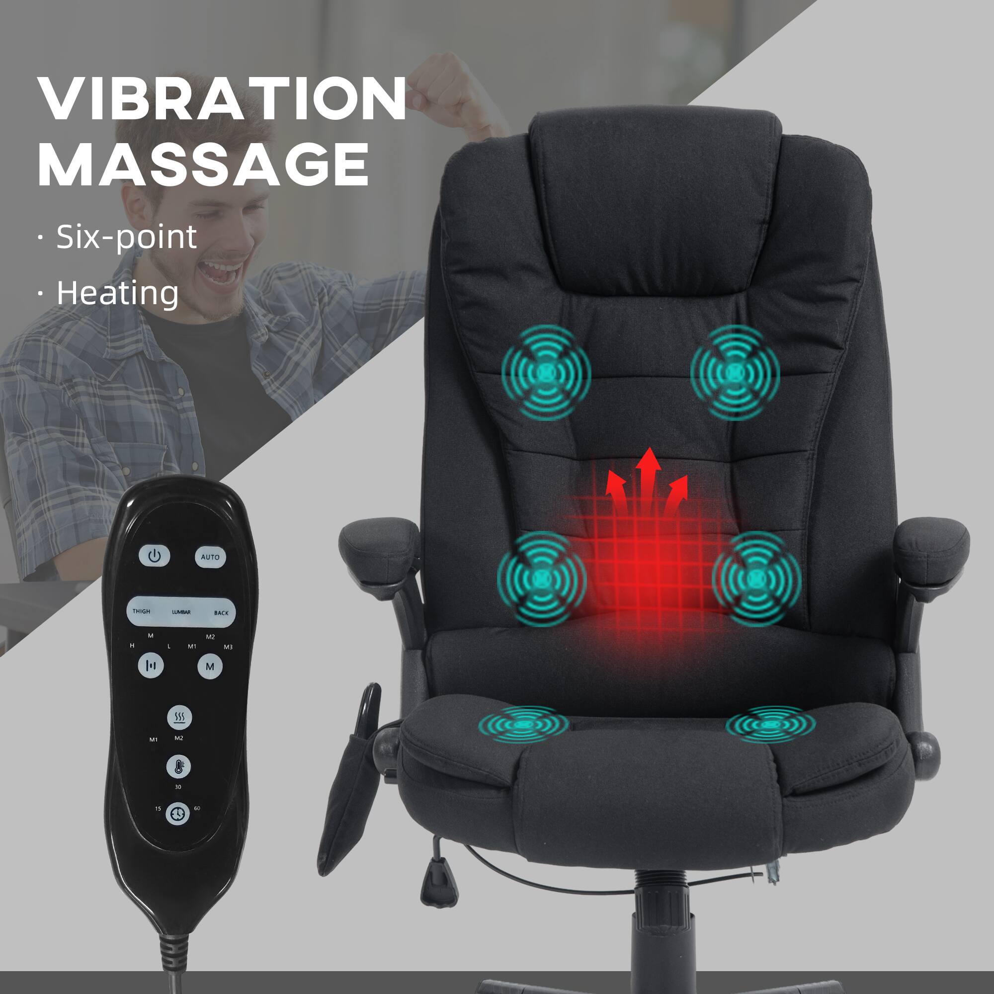 VIBRATION MASSAGE Six-point Heating