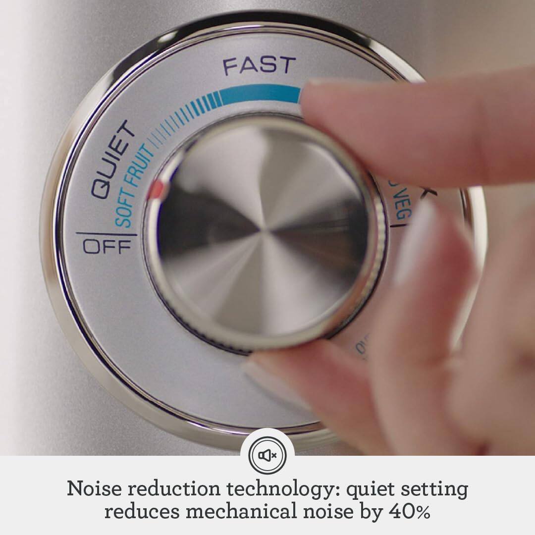 QUIET FRUIT SOFT OFF FAST VEG

Noise reduction technology: quiet setting reduces mechanical noise by 40%