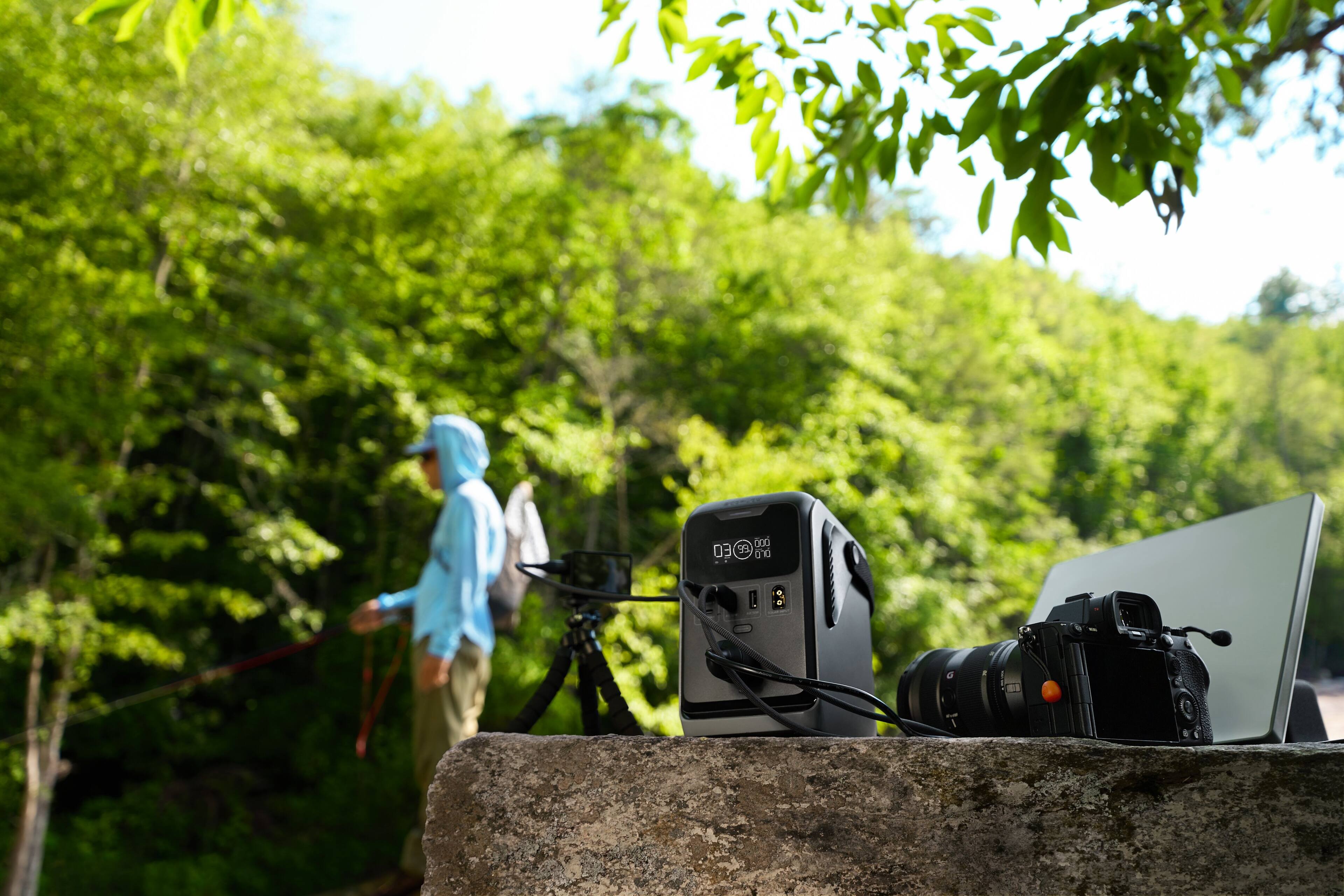 Alt View 3. EcoFlow - TRAIL 300 DC Portable Power Station 288Wh - Black.