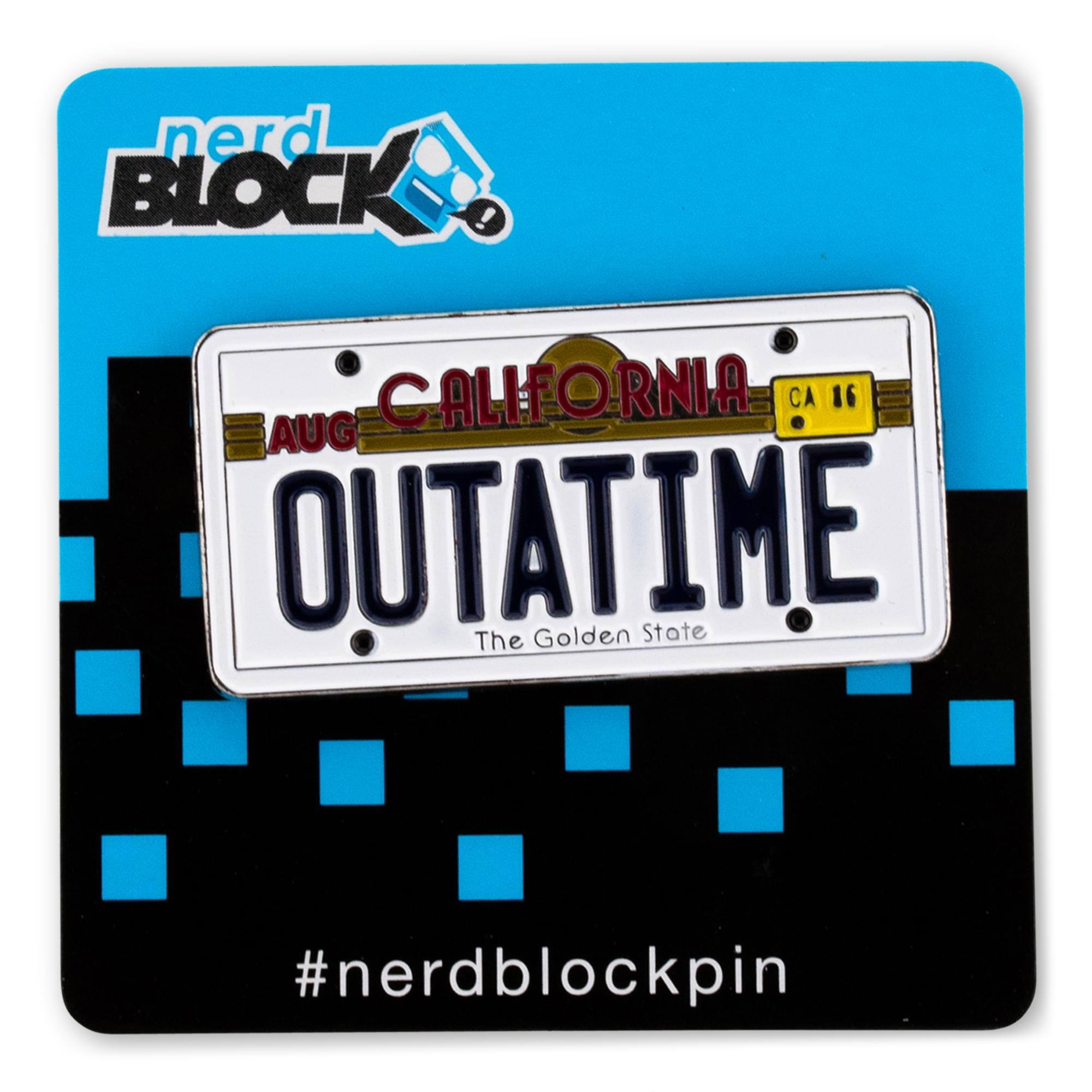 nerd BLOCK AUG CALIFORNIA CA 16 OUTATIME Golden State The #nerdblockpin