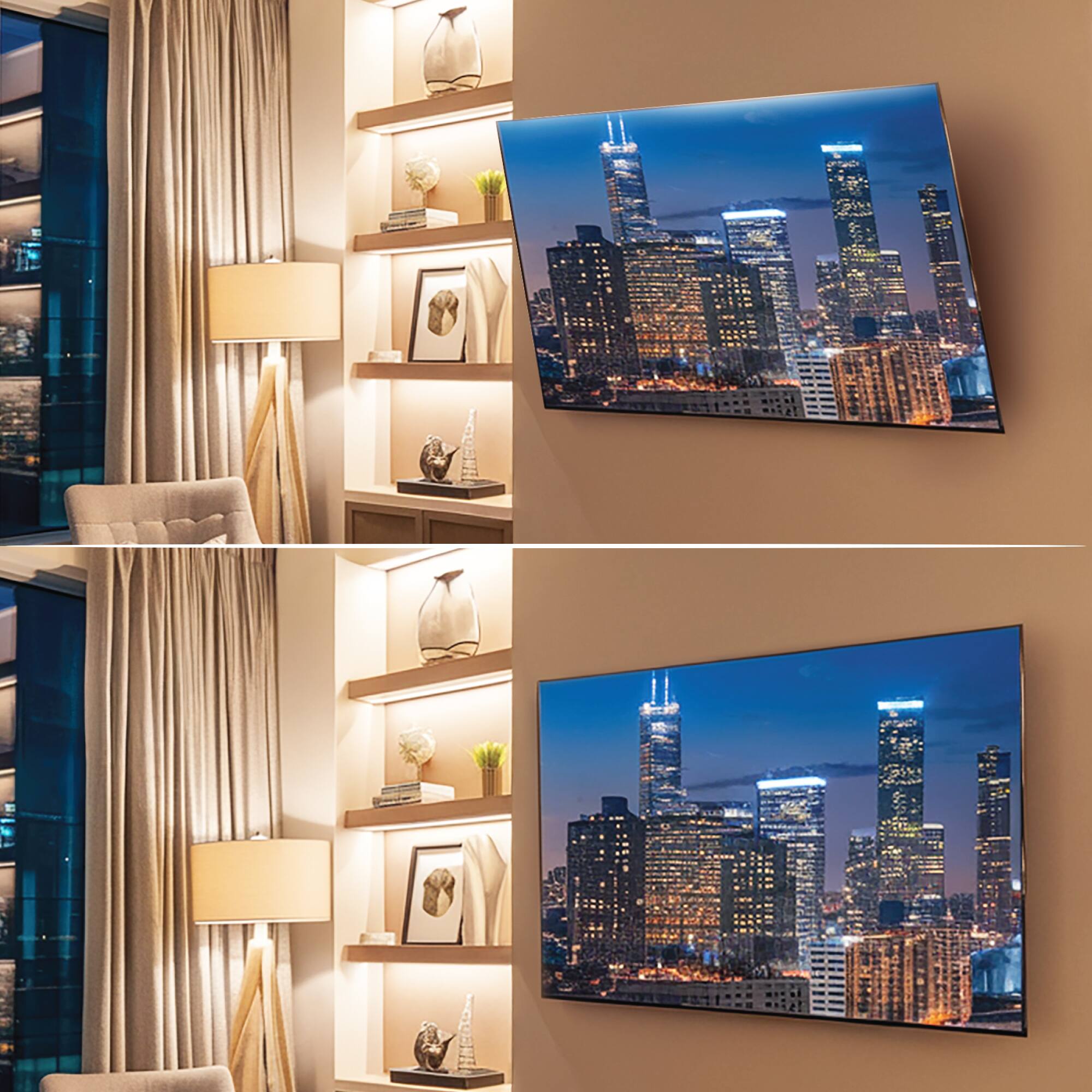 Back. Xtreme - Heavy-Duty Tilting TV Wall Mount for 42"-90" TVs - Supports 132 lbs, VESA 800x600 - Black.