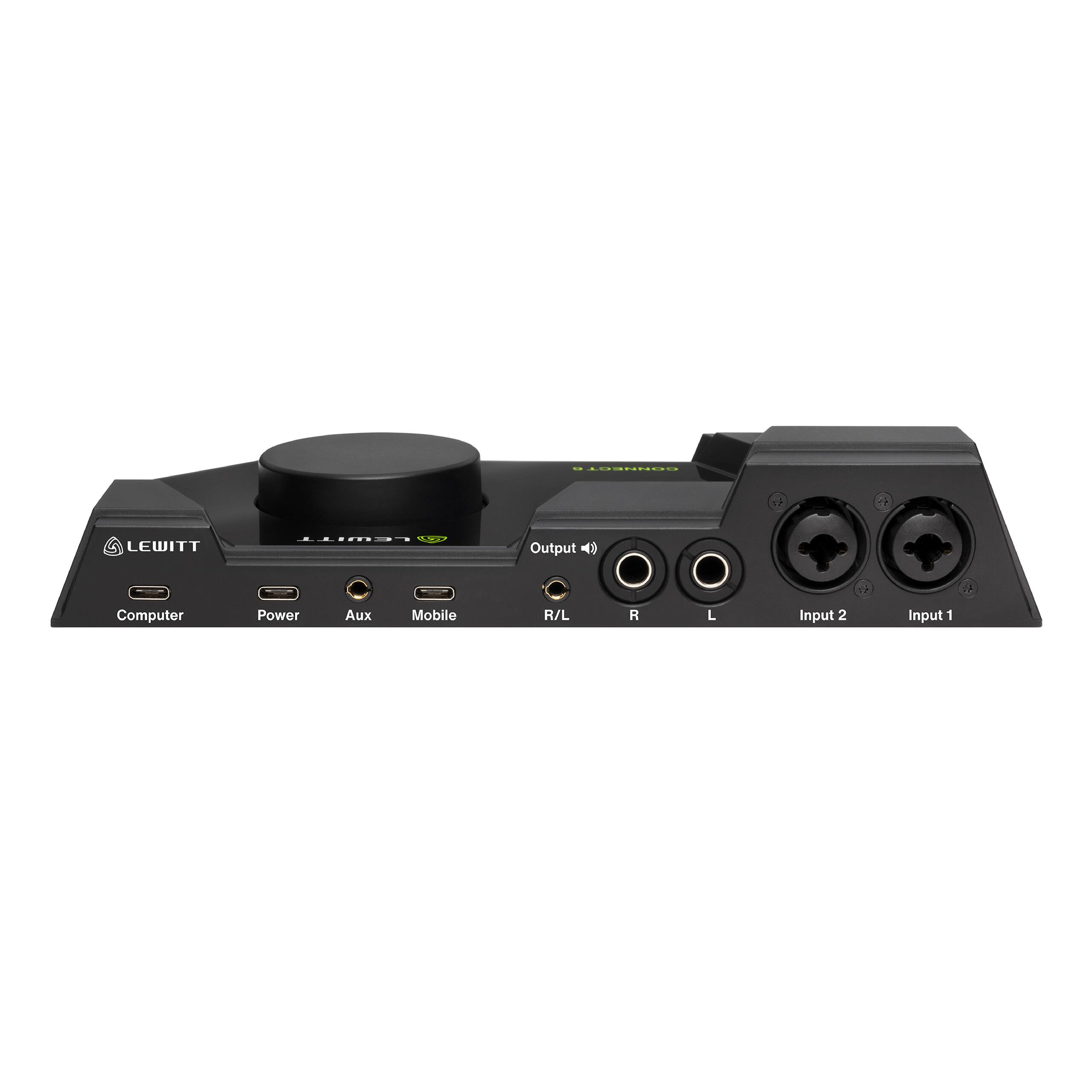 Alt View 12. Lewitt Audio - CONNECT 6 USB-C Audio Interface - Black.
