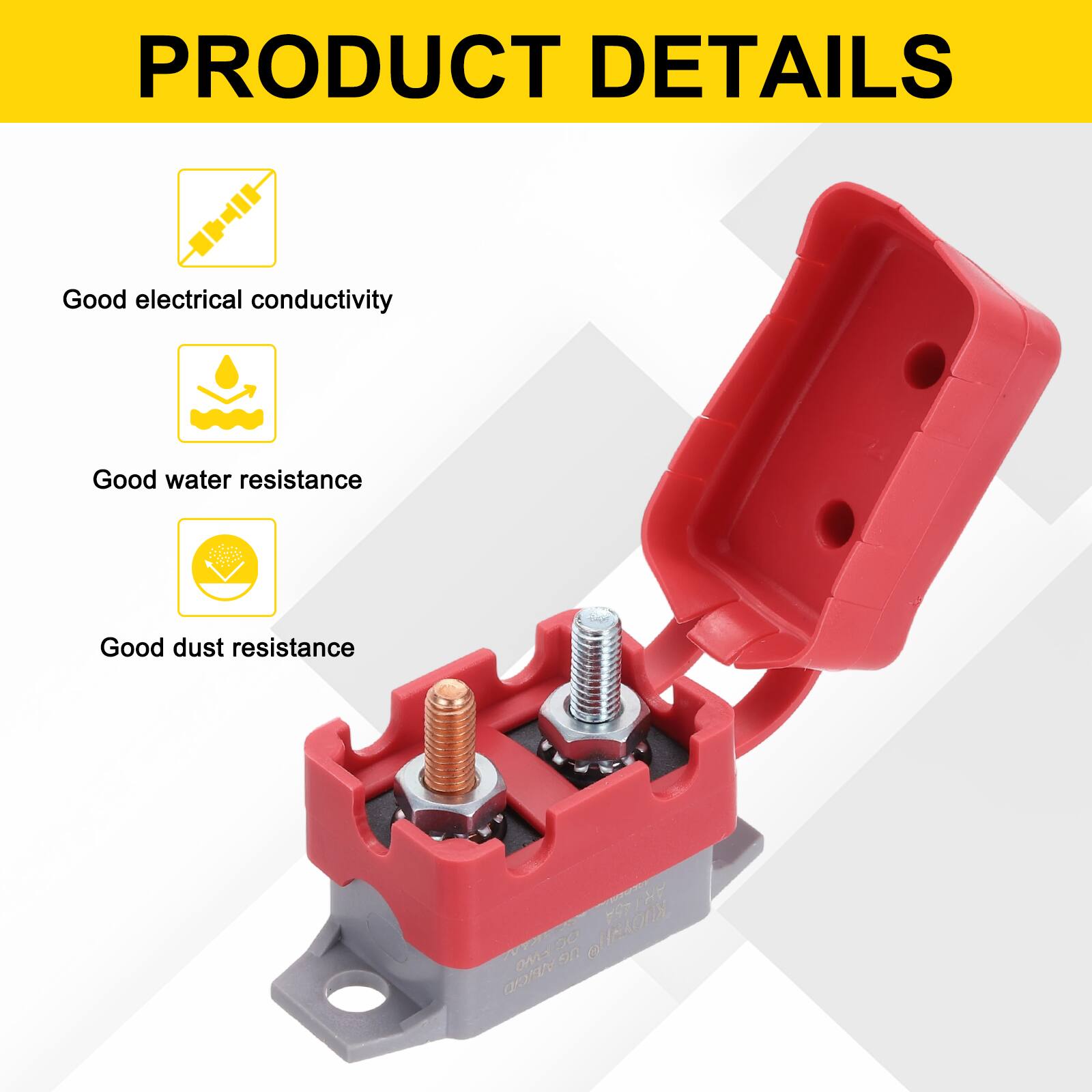 PRODUCT DETAILS

- Good electrical conductivity
- Good water resistance
- Good dust resistance