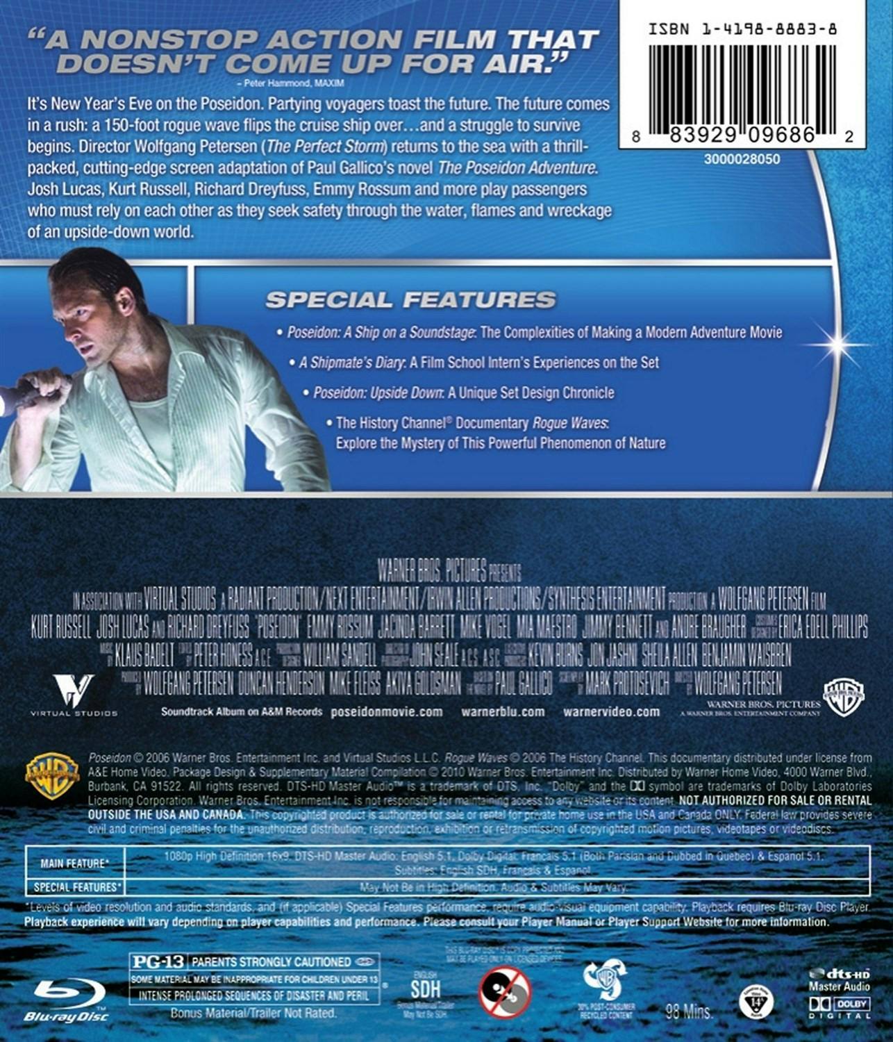 Back. Poseidon [Blu-ray].