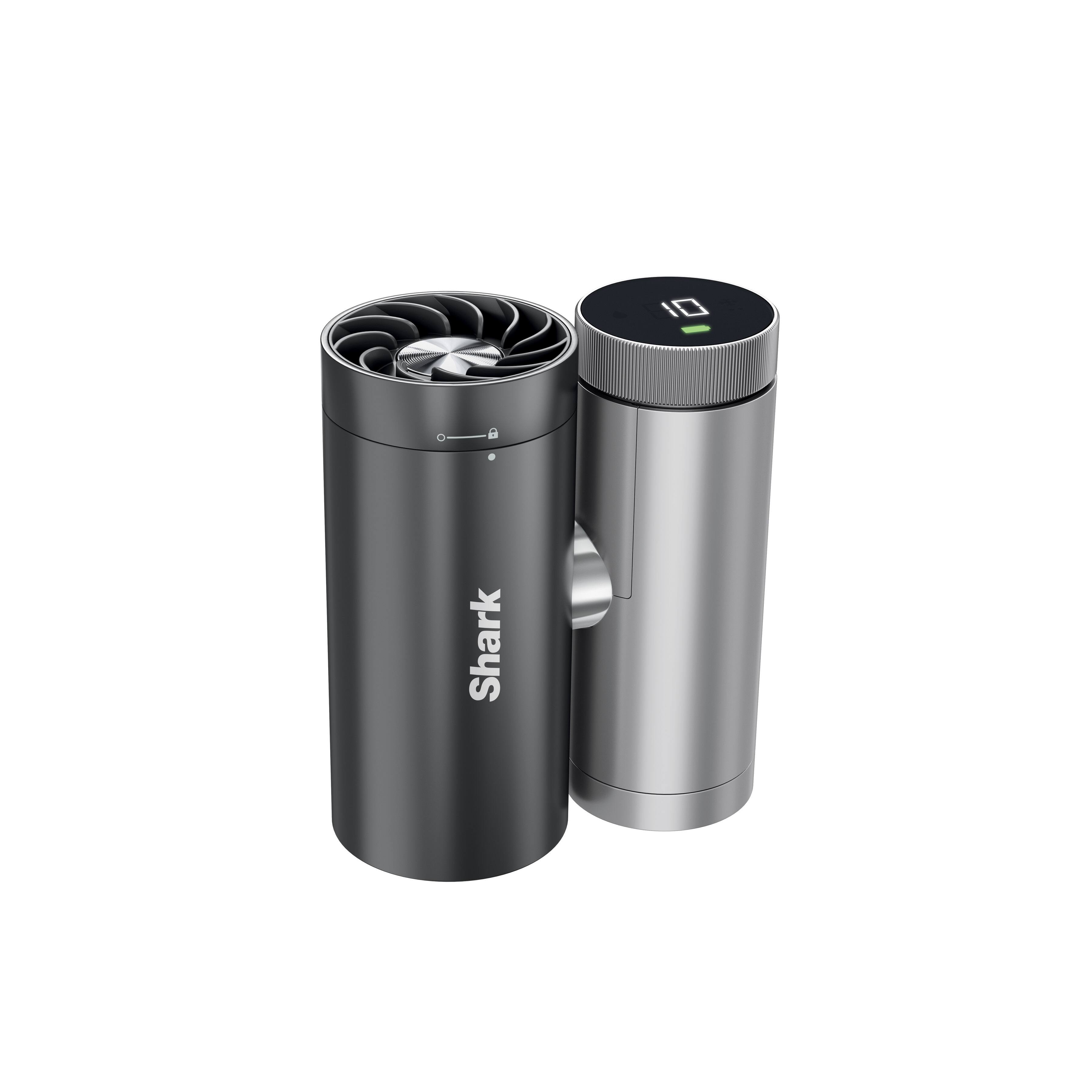 Angle. Shark - Shark ChillPill 3-in-1 Personal Cooling System with Fan, InstaChill Cooling Plate & Dry-Touch Mist - Carbon.