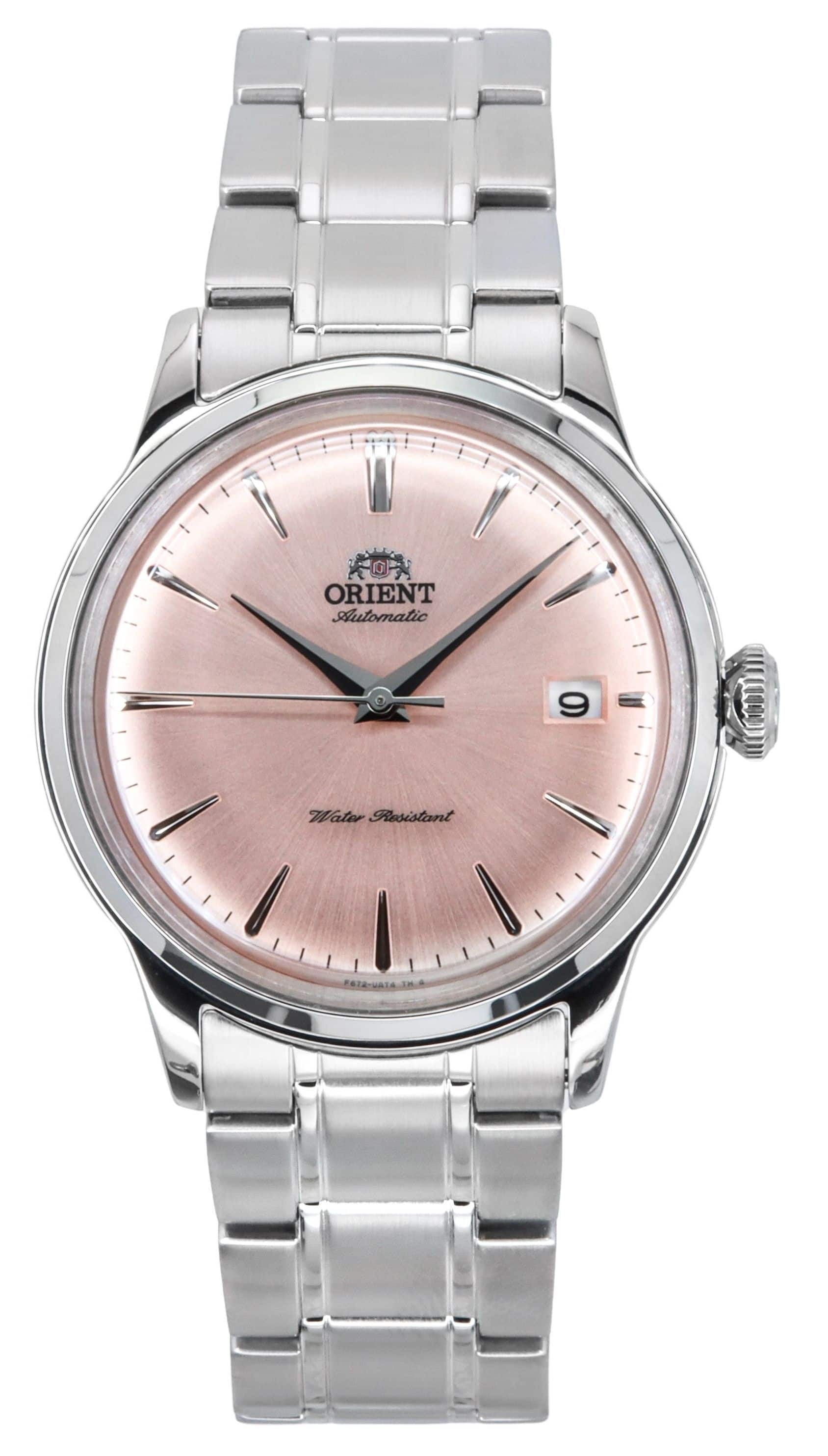 Orient - Bambino Automatic RA-AC0M11Y Stainless Steel Copper Dial Men's Watch 30M - Silver, Copper