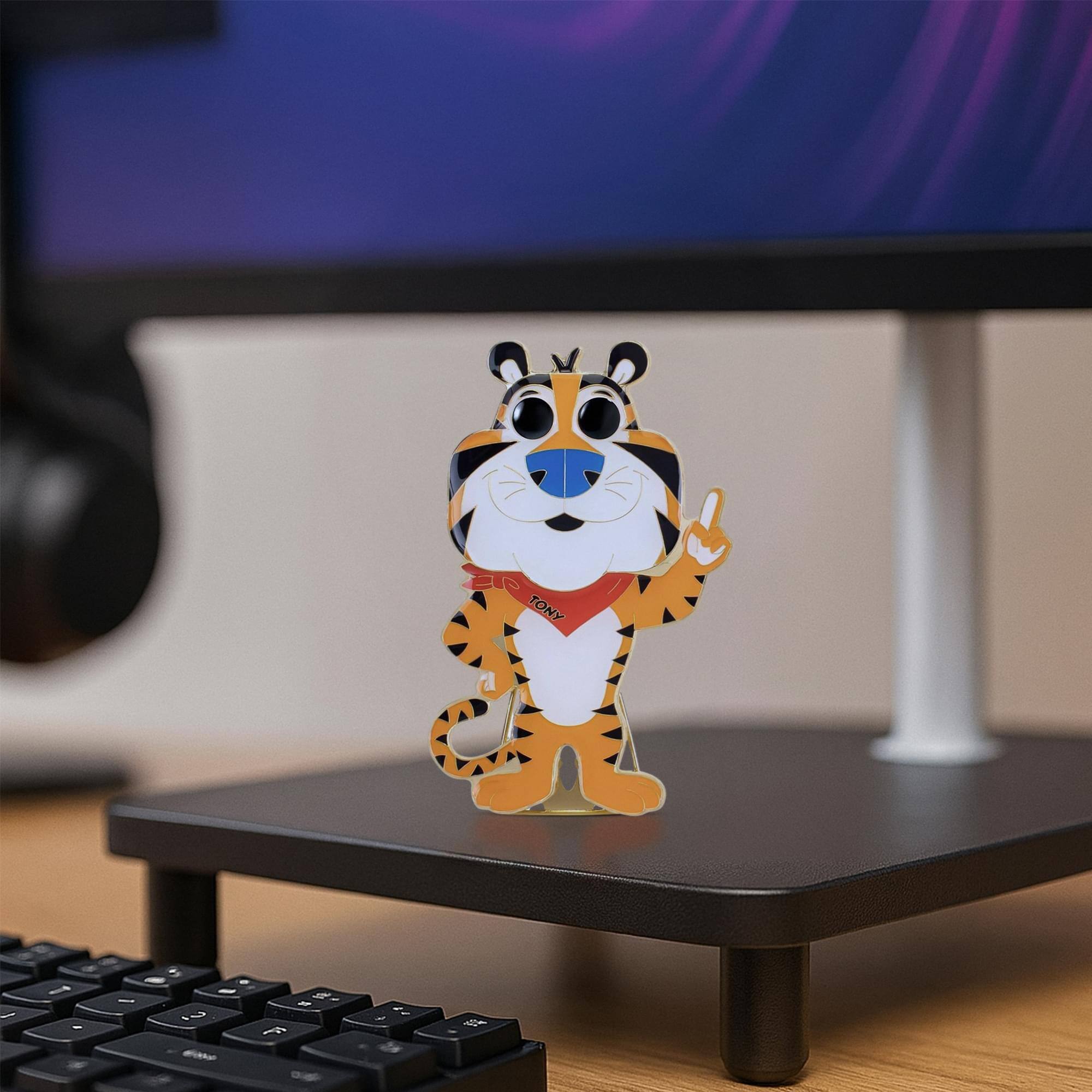 Alt View 2. Funko - Frosted Flakes 3-Inch Funko POP Pin | Tony the Tiger - Orange.