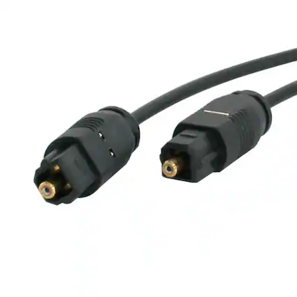 Front. Startech - 6 ft Toslink Digital Optical SPDIF Audio Cable.