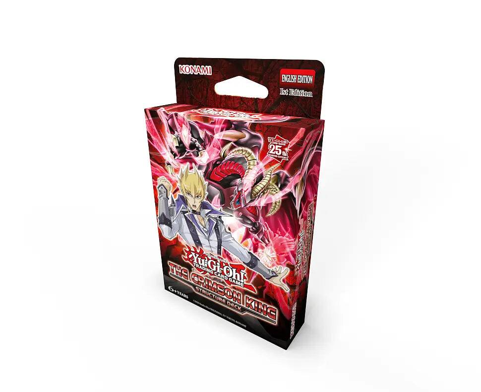 KONAMI ENGLISH EDITION 1st Edition  
CEO N8 a N 25 - fh CEA  
a Sapana  
THE GXuGiOhL  
TRADING CARD GAME  
O+TEARS CRIMSON STRUCTURE DECK KING