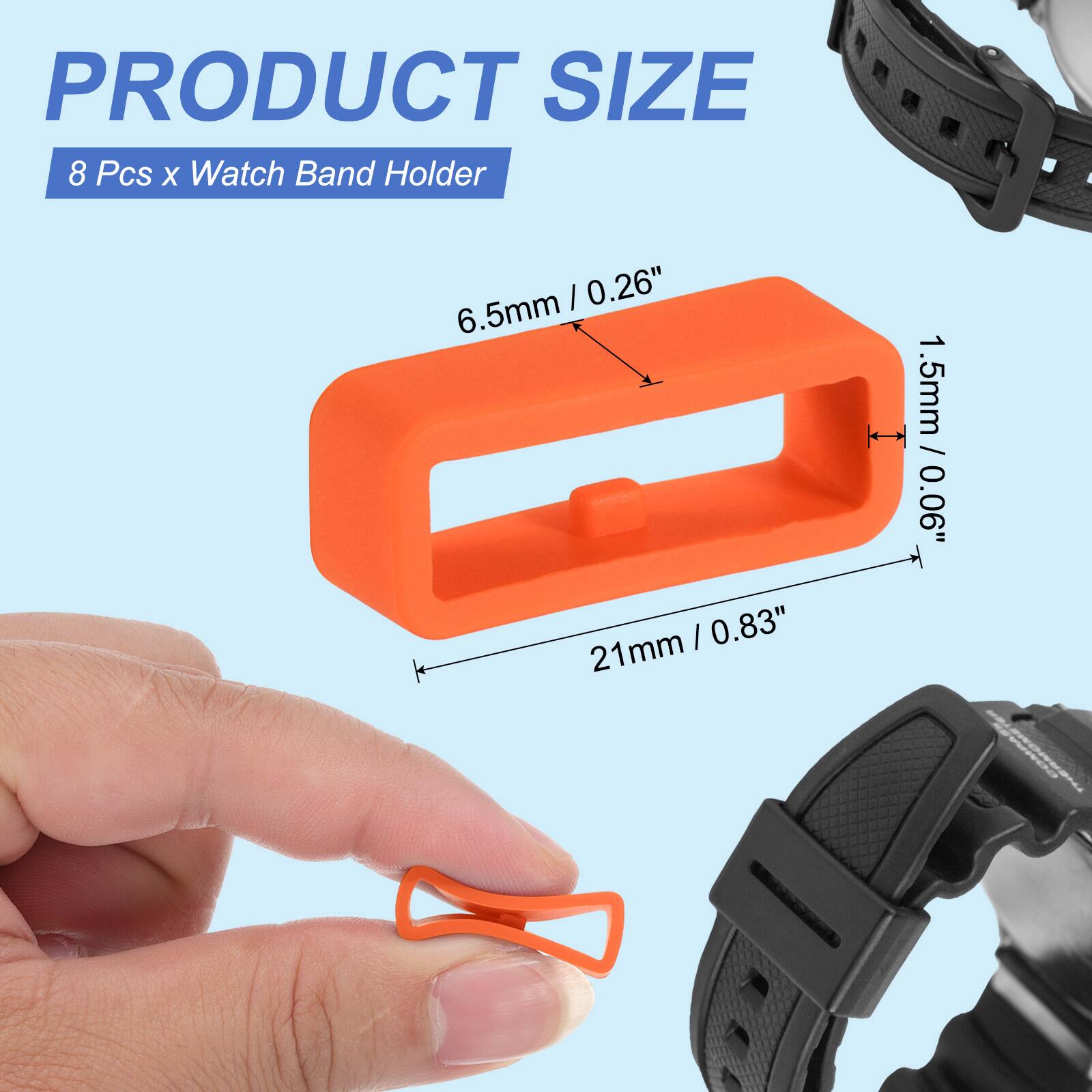 PRODUCT SIZE  
8 Pcs x Watch Band Holder  
6.5mm / 0.26"  
21mm / 0.83"  
1.5mm / 0.06"