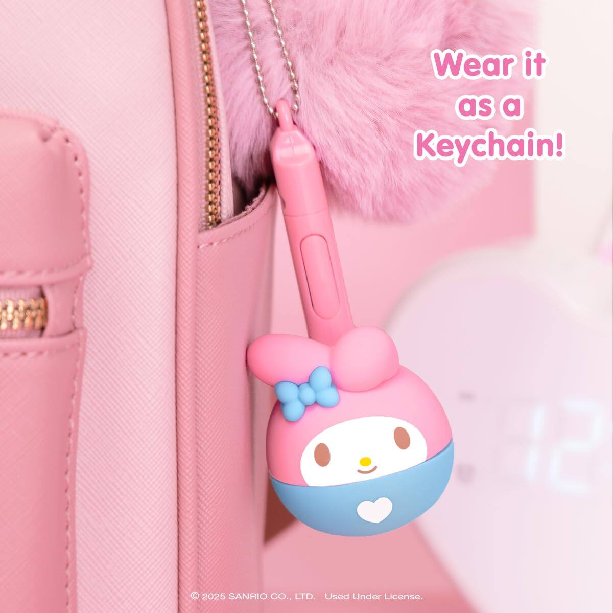Wear it as a Keychain!  
© 2025 SANRIO CO., LTD. Used Under License.