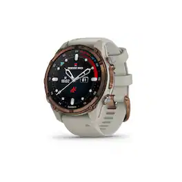 Garmin - Descent Mk3i GPS Dive Smartwatch – 43 mm Fiber-reinforced polymer - Bronze PVD Titanium with French Gray Silicone Band - (2023)