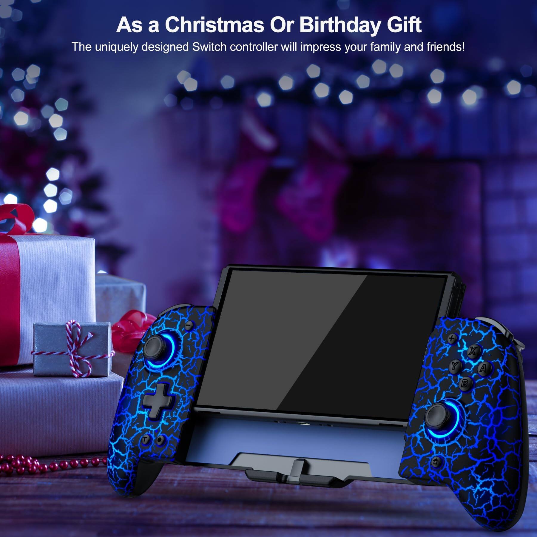 As a Christmas Or Birthday Gift  
The uniquely designed Switch controller will impress your family and friends!