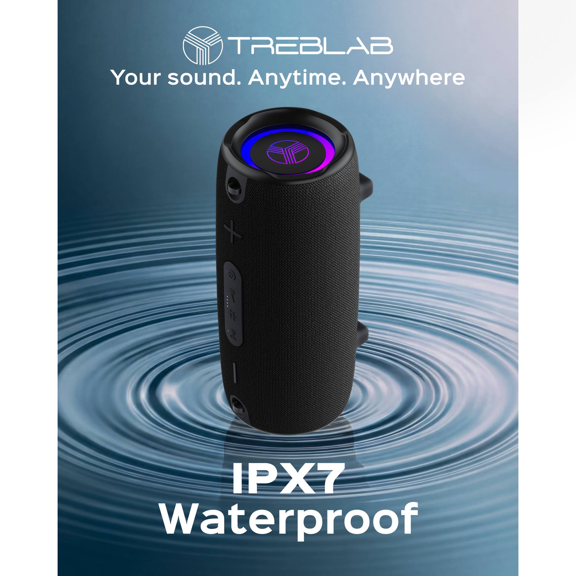 TREBLAB  
Your sound. Anytime. Anywhere  
IPX7 Waterproof