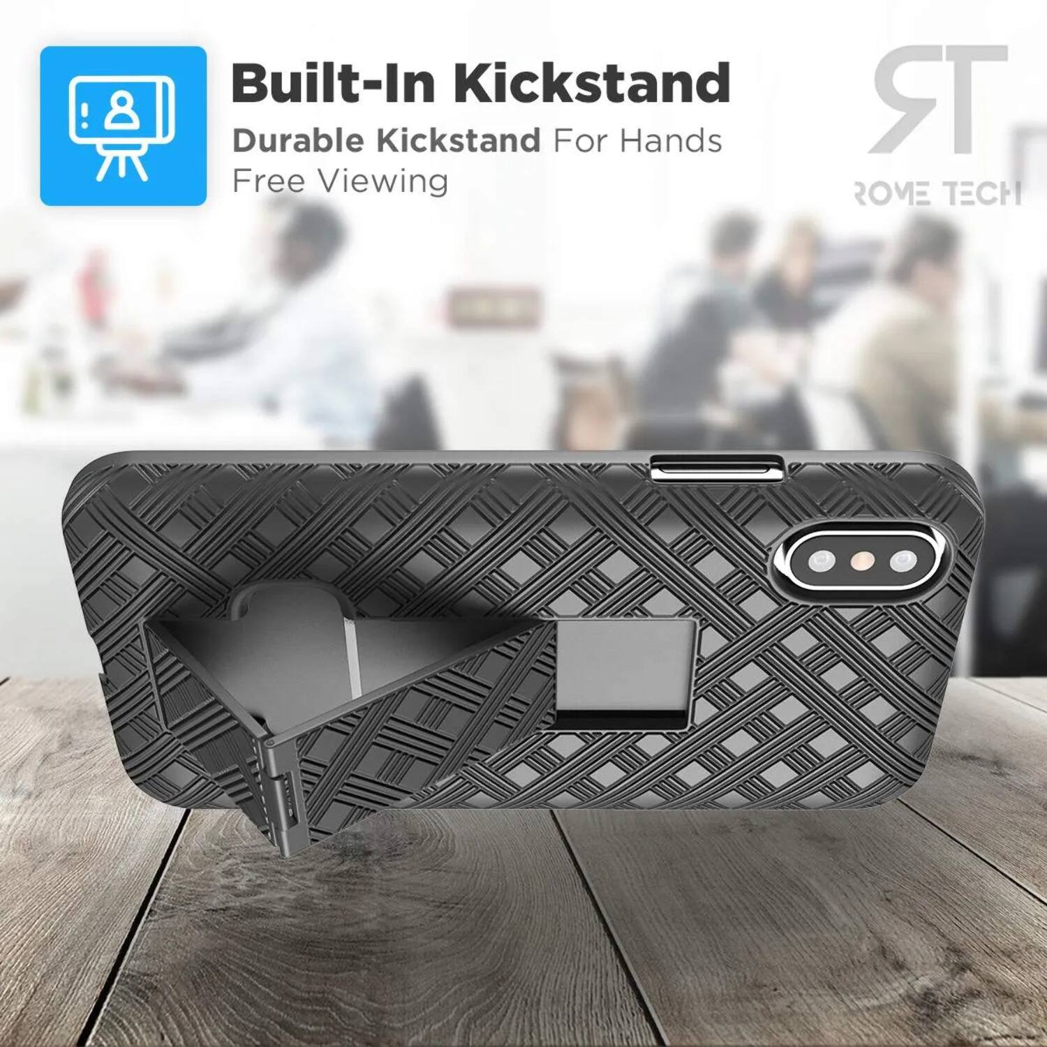 Built-In Kickstand  
Durable Kickstand For Hands Free Viewing  
ROVE TECH