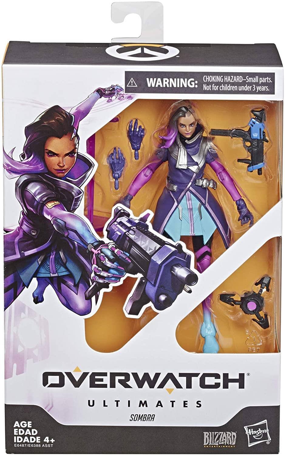 C 2 CHOKING HAZARD-Small parts. ! WARNING: Not for children under 3 years. PET OVERWATCH ULTIMATES SOMBRA AGE EDAD Hastro Hasbro IDADE 4+ BIIZZARD E6487/E6388 ASST ENTERTAINMENT