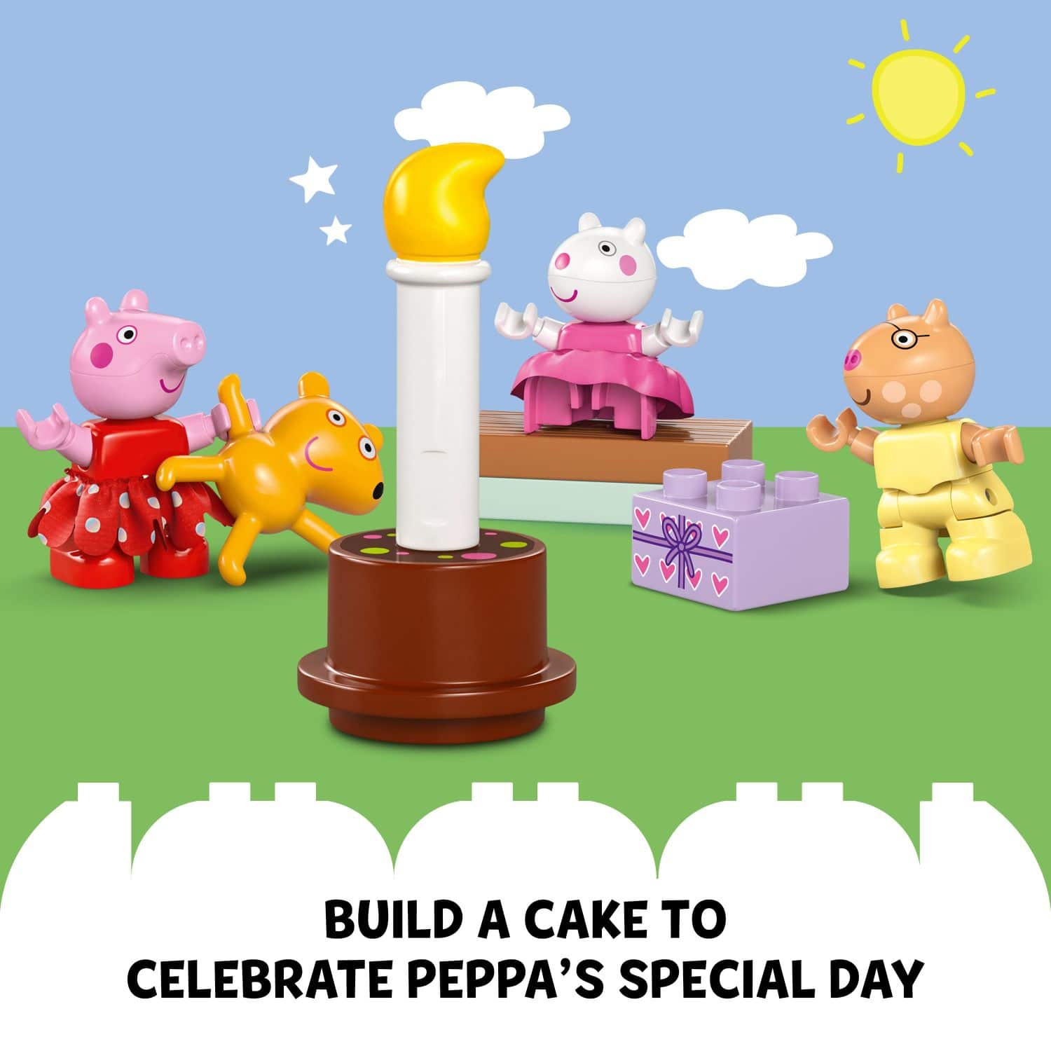 BUILD A CAKE TO CELEBRATE PEPPA'S SPECIAL DAY