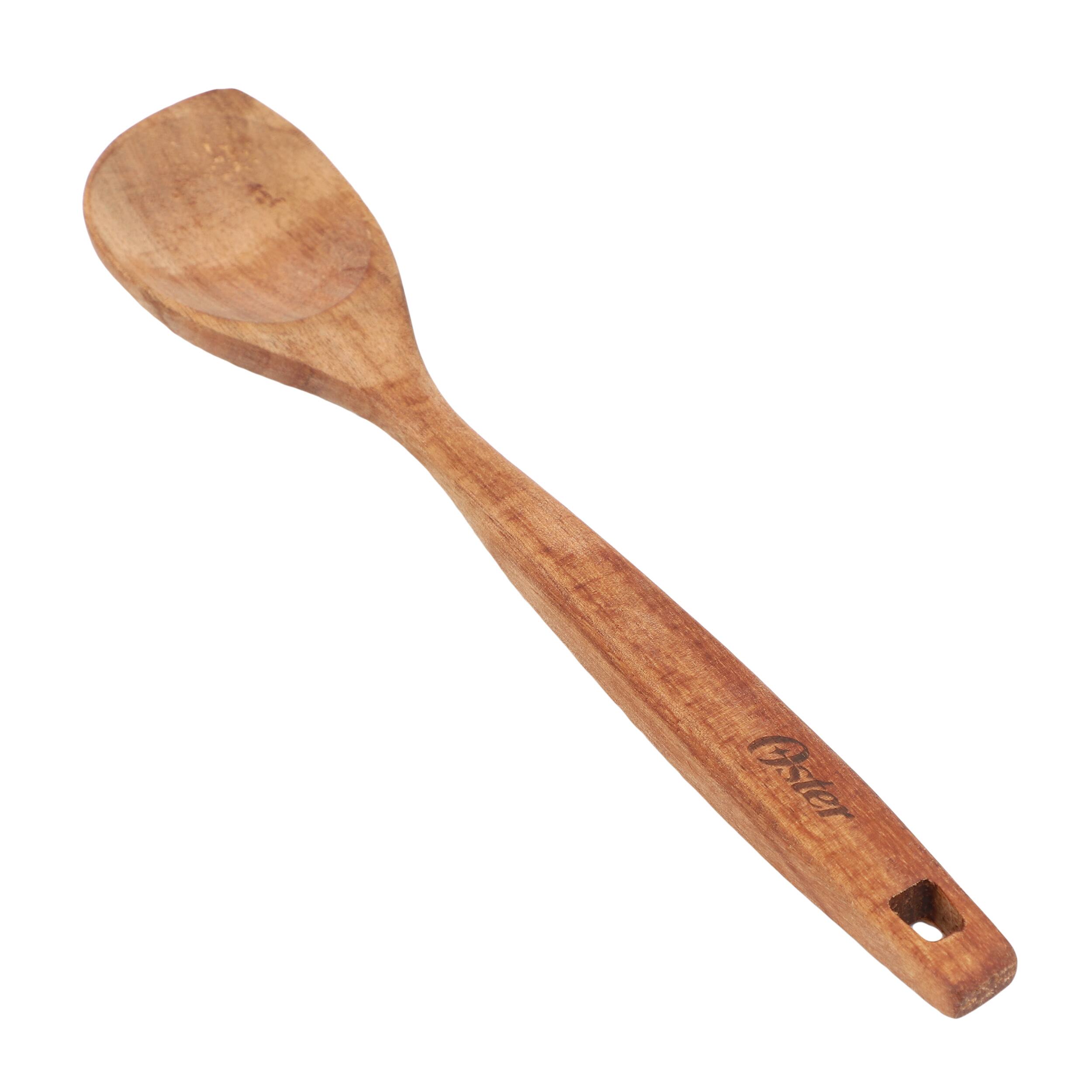 Front. Oster - Oster Ingram 14 Inch Acacia Wood Serving Spoon in Brown - Brown.