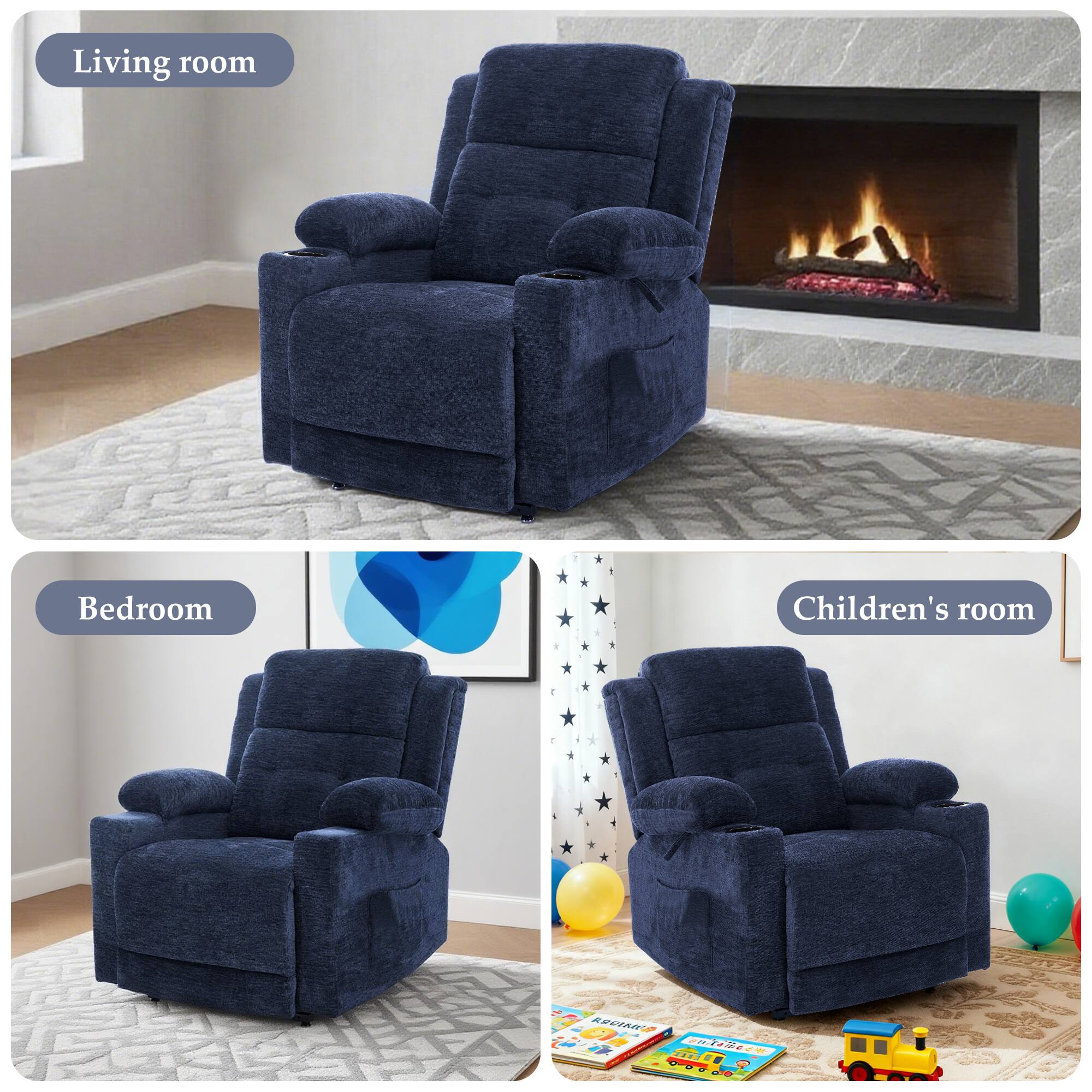 Living room  
Bedroom  
Children's room