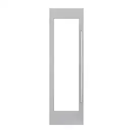 SKS - Transitional Design Panel Kit for Wine Column Left Hinge 24-Inch - Satin Stainless Steel
