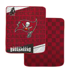 Pegasus - Tampa Bay Buccaneers 60" x 70" Diagonal Ghost Checkered Double-Sided Blanket - Multicolor