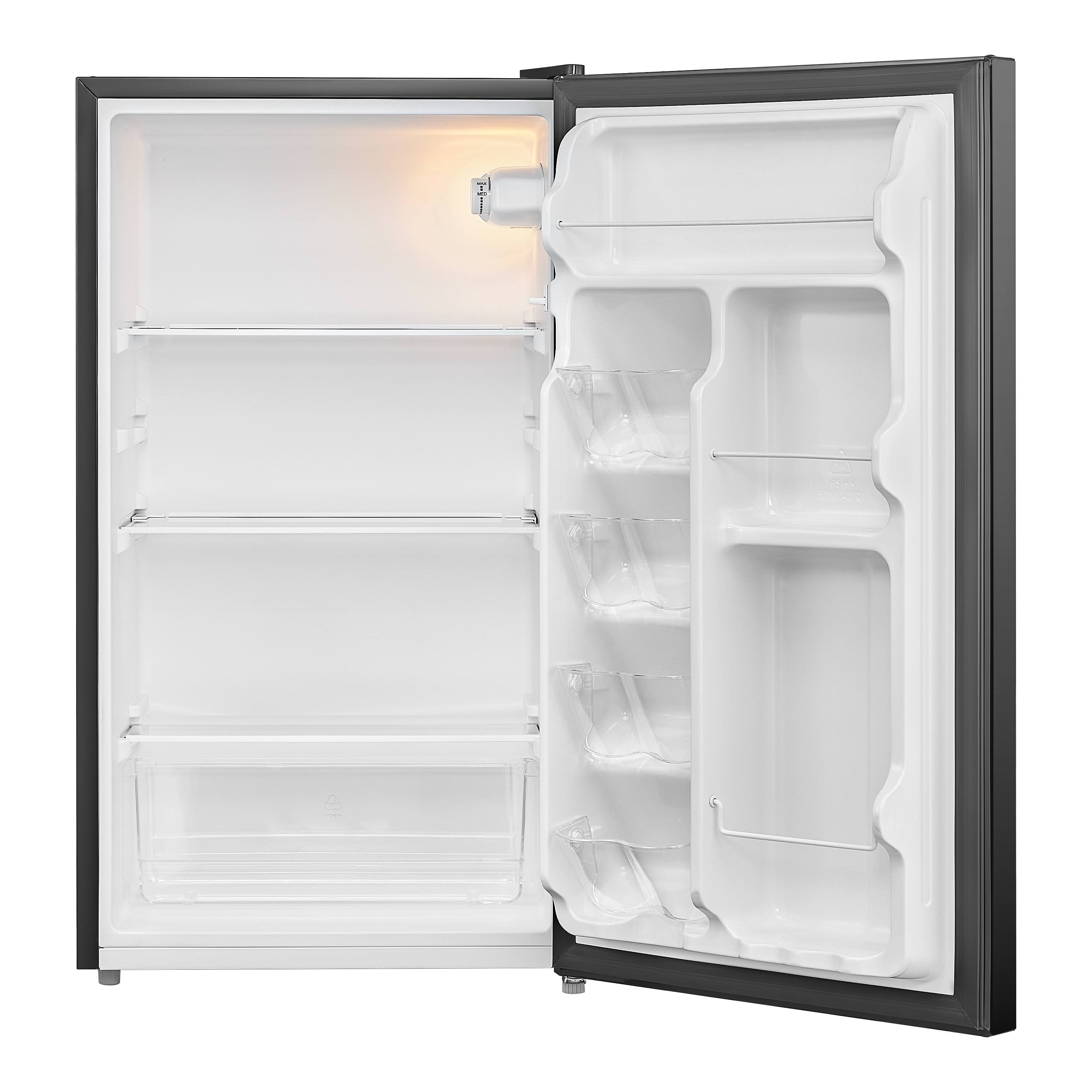 Alt View 15. Insignia™ - 3.3 Cu. Ft. Mini Fridge with Door Storage and ENERGY STAR Certification - Black.