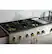 Alt View 15. Monogram - 48" Built-In Gas Cooktop with 6 Burners and Professional Versatile Burner Configuration - Stainless Steel.