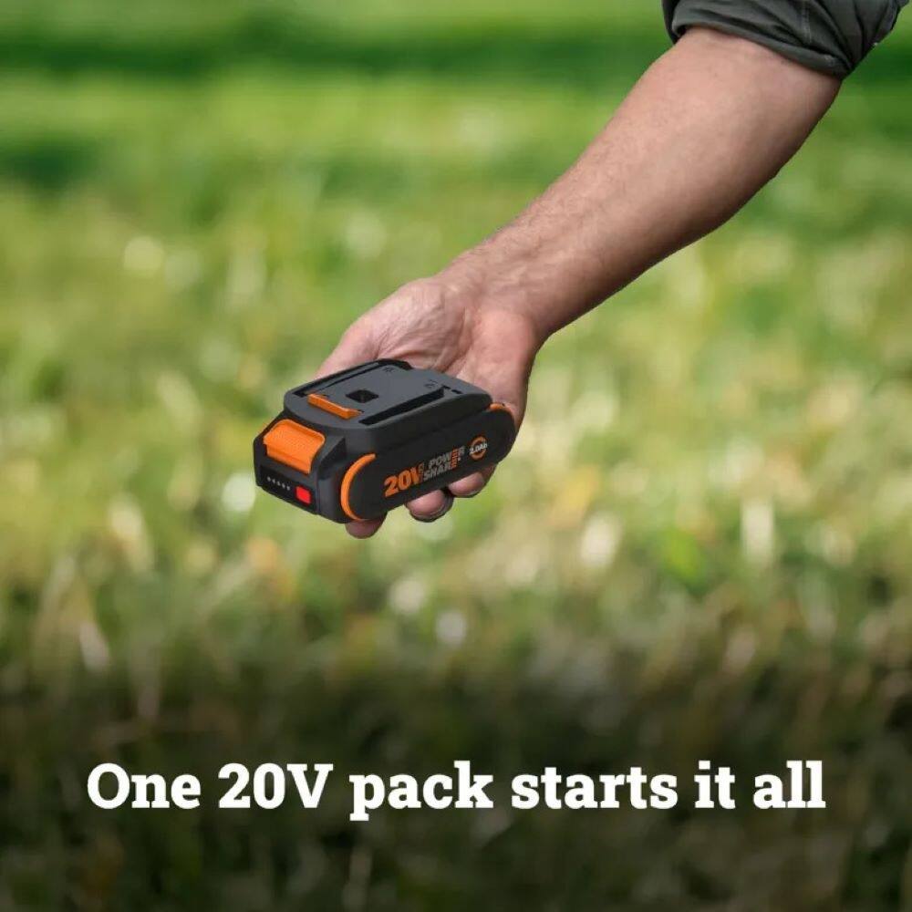One 20V pack starts it all